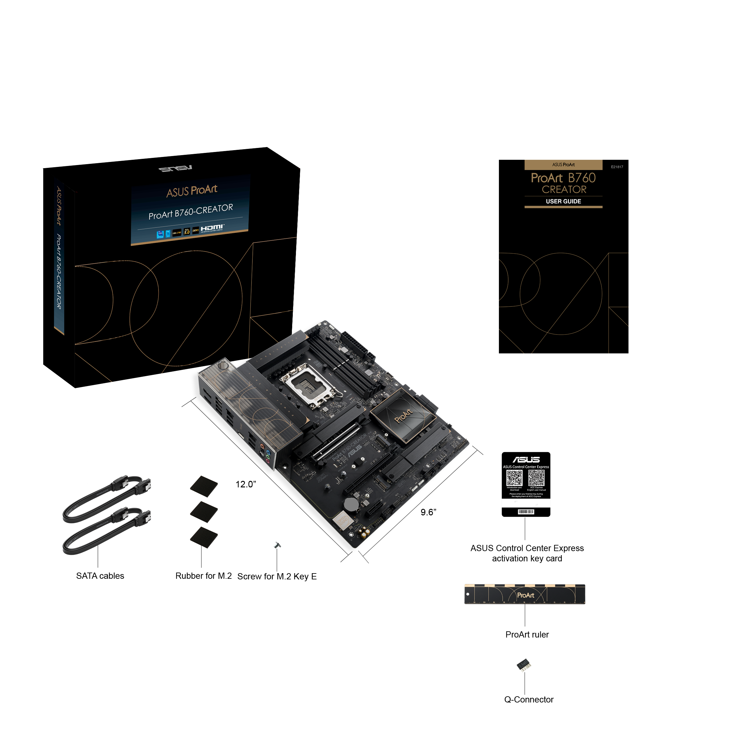 ASUS PROART B760-CREATOR ATX Mainboard Sockel 1700 DP/HDMI/USB-C