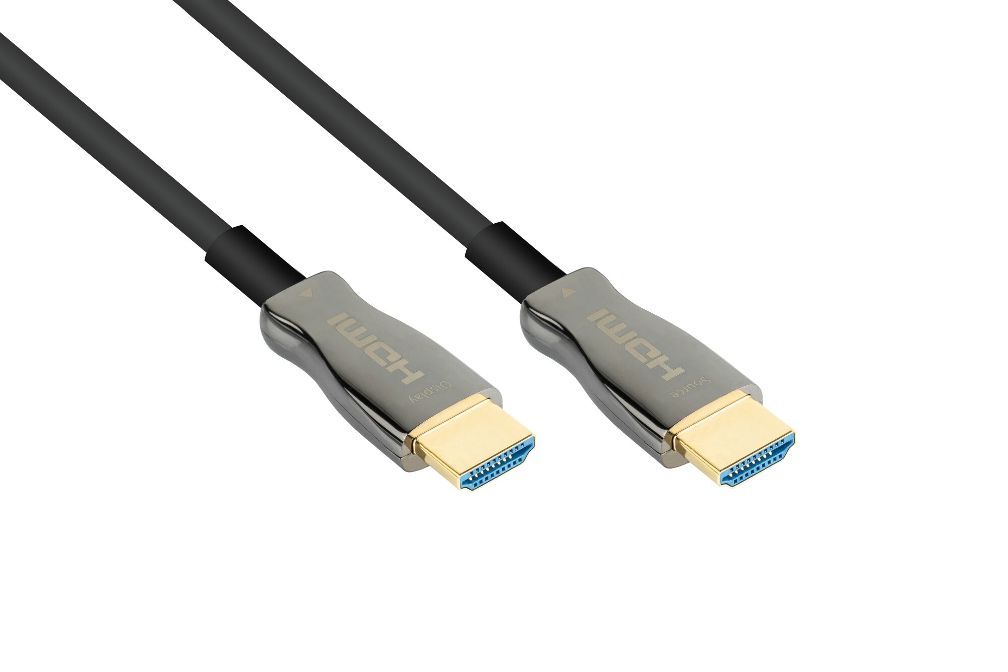 PYTHON AOC Hybrid High-Speed HDMI® 2.0b stahlarmiert 4K @60Hz schwarz 5m