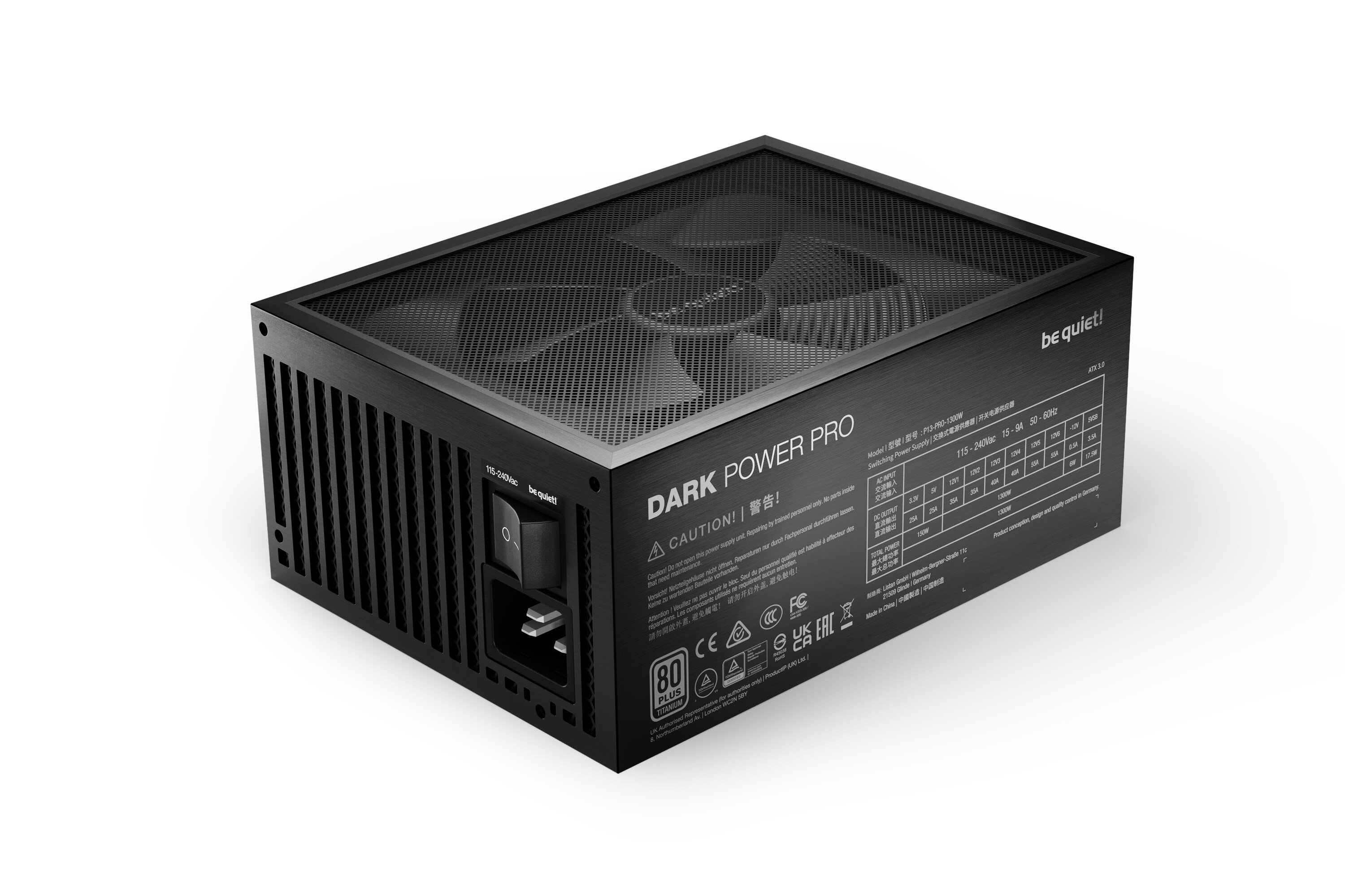 be quiet! Dark Power 13 1300 Watt ATX 3.0 PCIe 5.0 80+ Titanium Netzteil