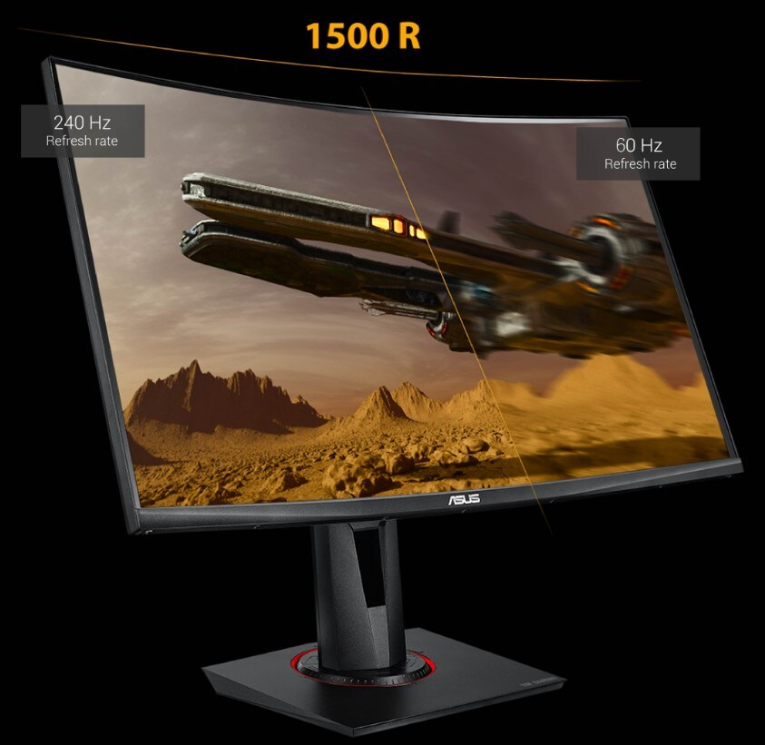 ASUS TUF VG27VQM 68,6cm (27") FHD VA Gaming Monitor Curved DP/HDMI 240Hz 1ms