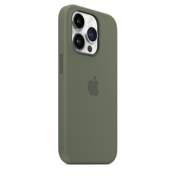 Apple Original iPhone 14 Pro Silikon Case mit MagSafe Oliv ++ Cyberport