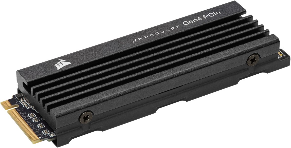 Corsair MP600 PRO LPX NVMe SSD 2 TB TLC M.2 2280 PCIe Gen4 mit Kühlkörper