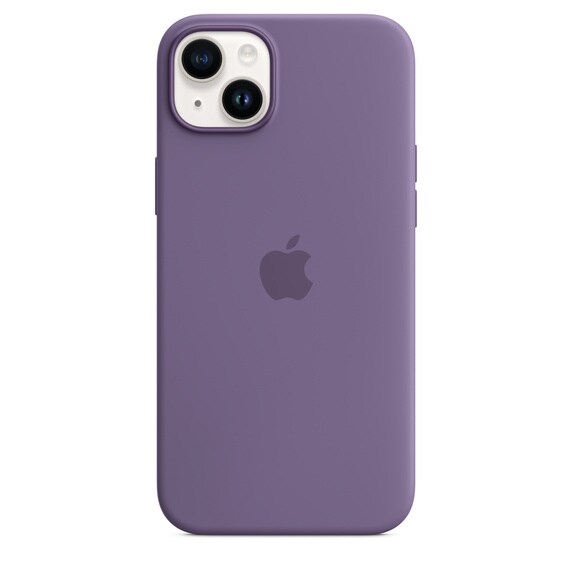 Apple Original iPhone 14 Plus Silikon Case mit MagSafe Iris