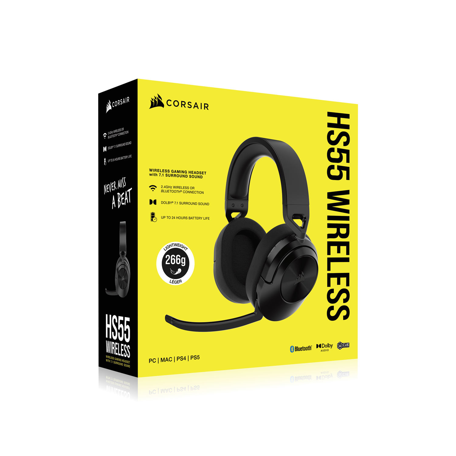 Corsair HS55 Carbon Kabelloses Gaming Headset