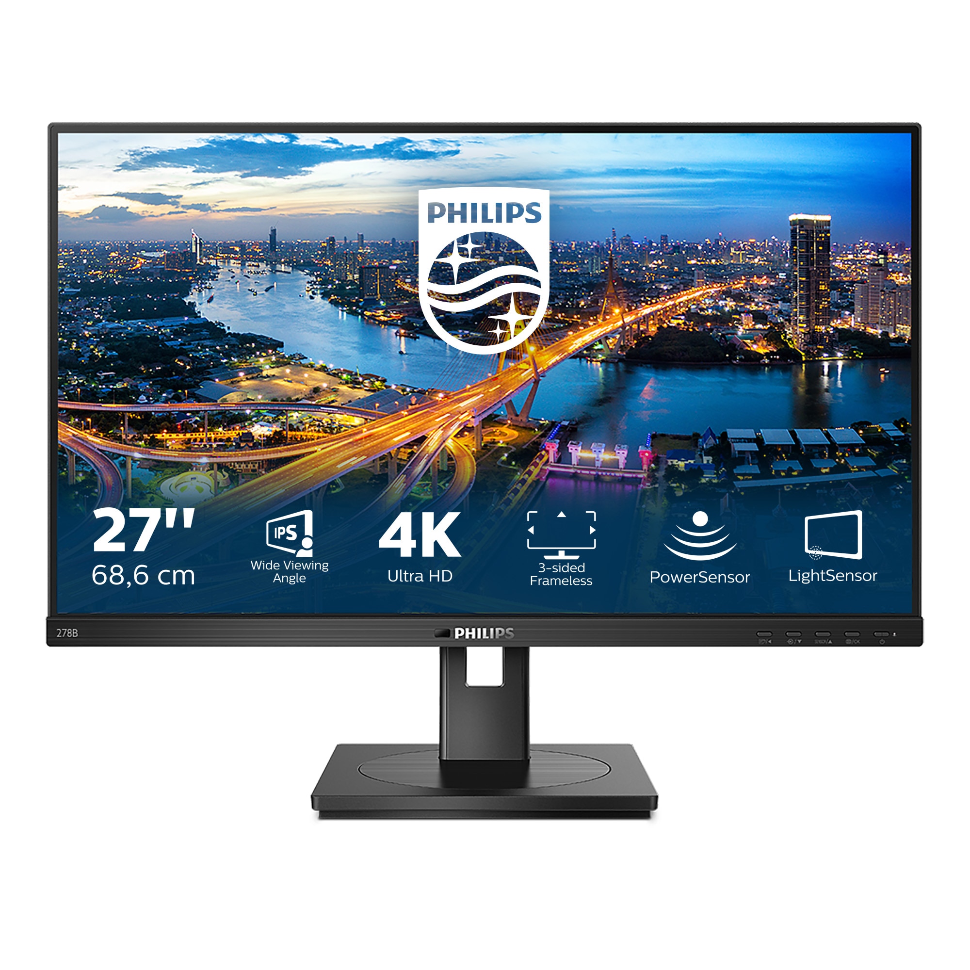 Philips B-line 278B1 68,6cm (27") 4K IPS Office Monitor HDMI/DP/USB 4ms 60Hz