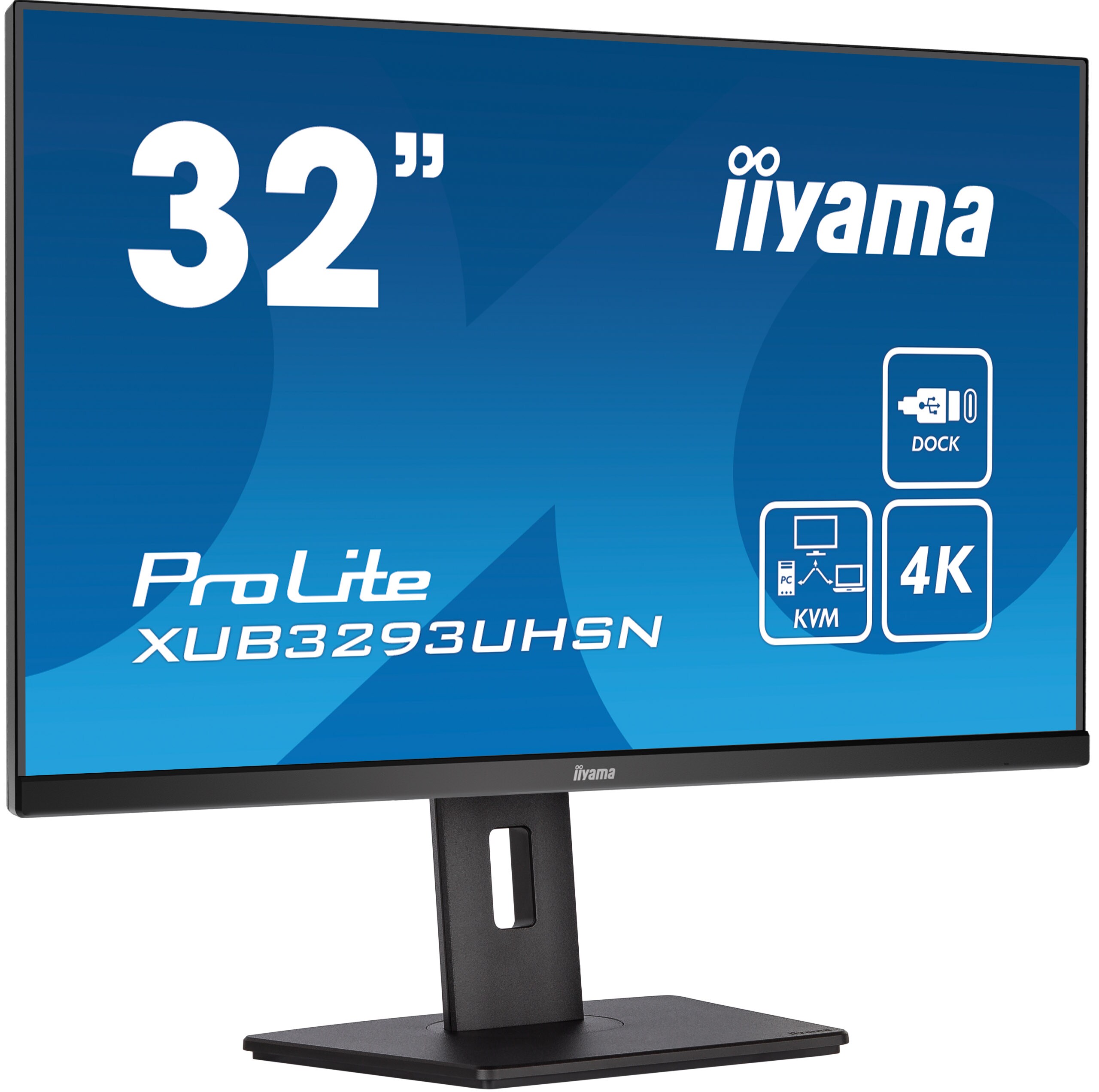 iiyama ProLite XUB3293UHSN-B5 80cm (31,5") 4K UHD IPS Monitor HDMI/DP/USB-C 60Hz