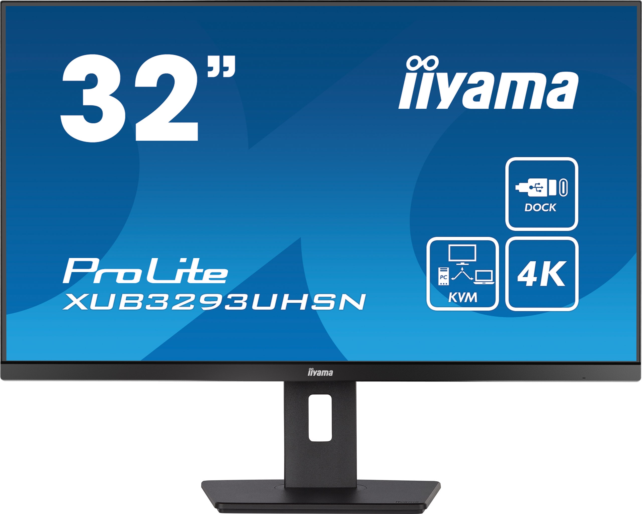 iiyama ProLite XUB3293UHSN-B5 80cm (31,5") 4K UHD IPS Monitor HDMI/DP/USB-C 60Hz