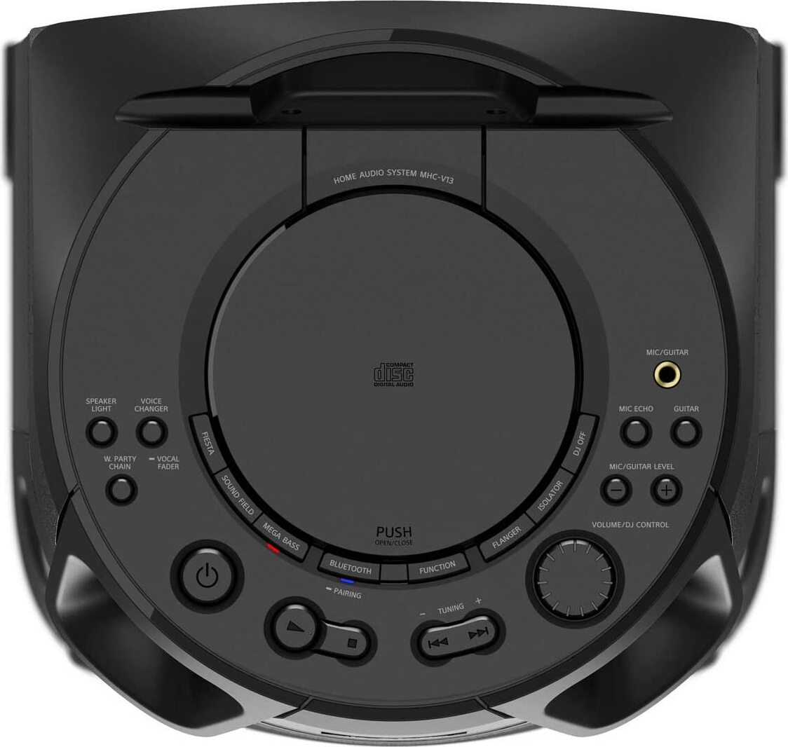 Sony MHC-V13 - Tragbarer Bluetooth Partylautsprecher - schwarz