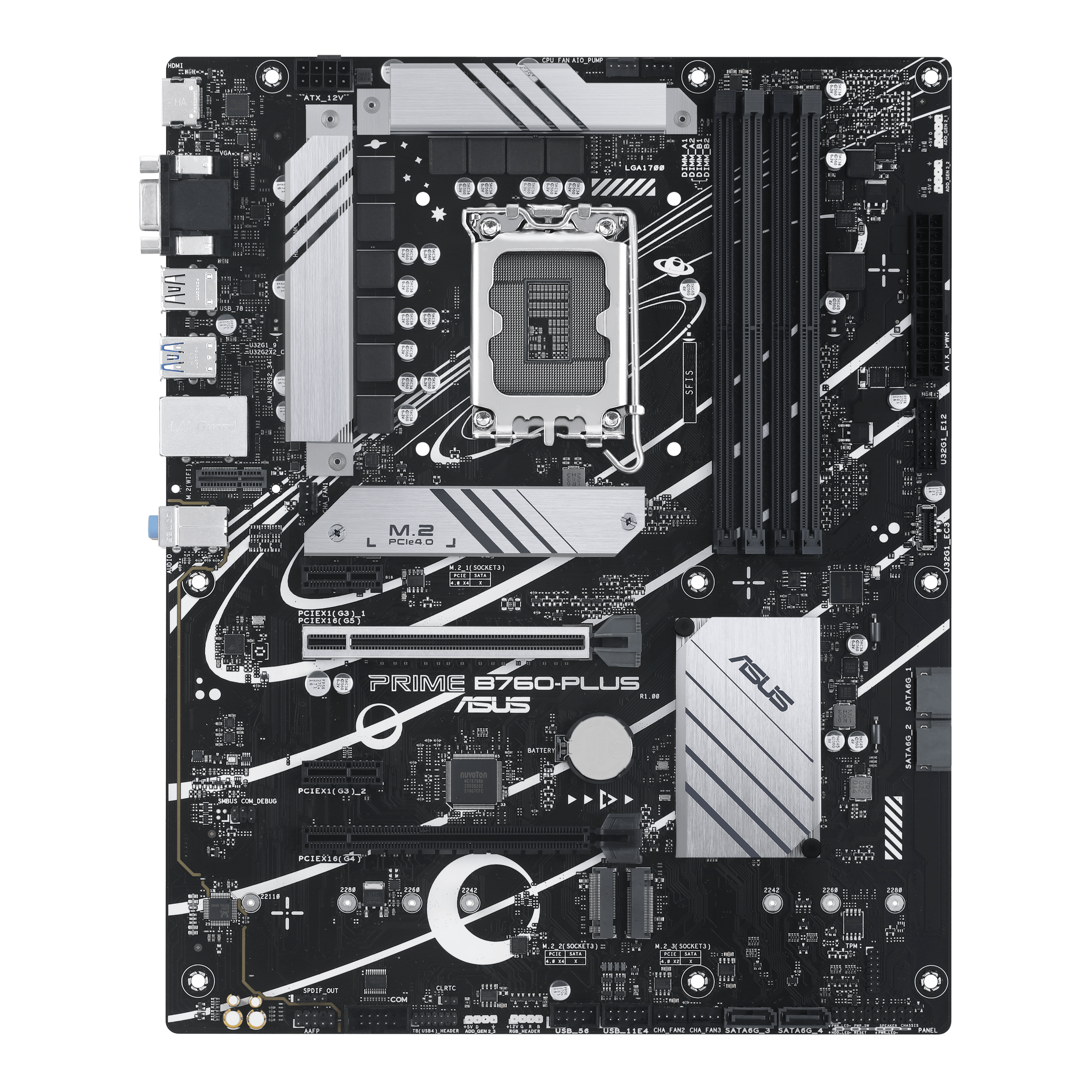 ASUS PRIME B760-PLUS ATX Mainboard Sockel 1700 DP/HDMI/VGA/USB-C