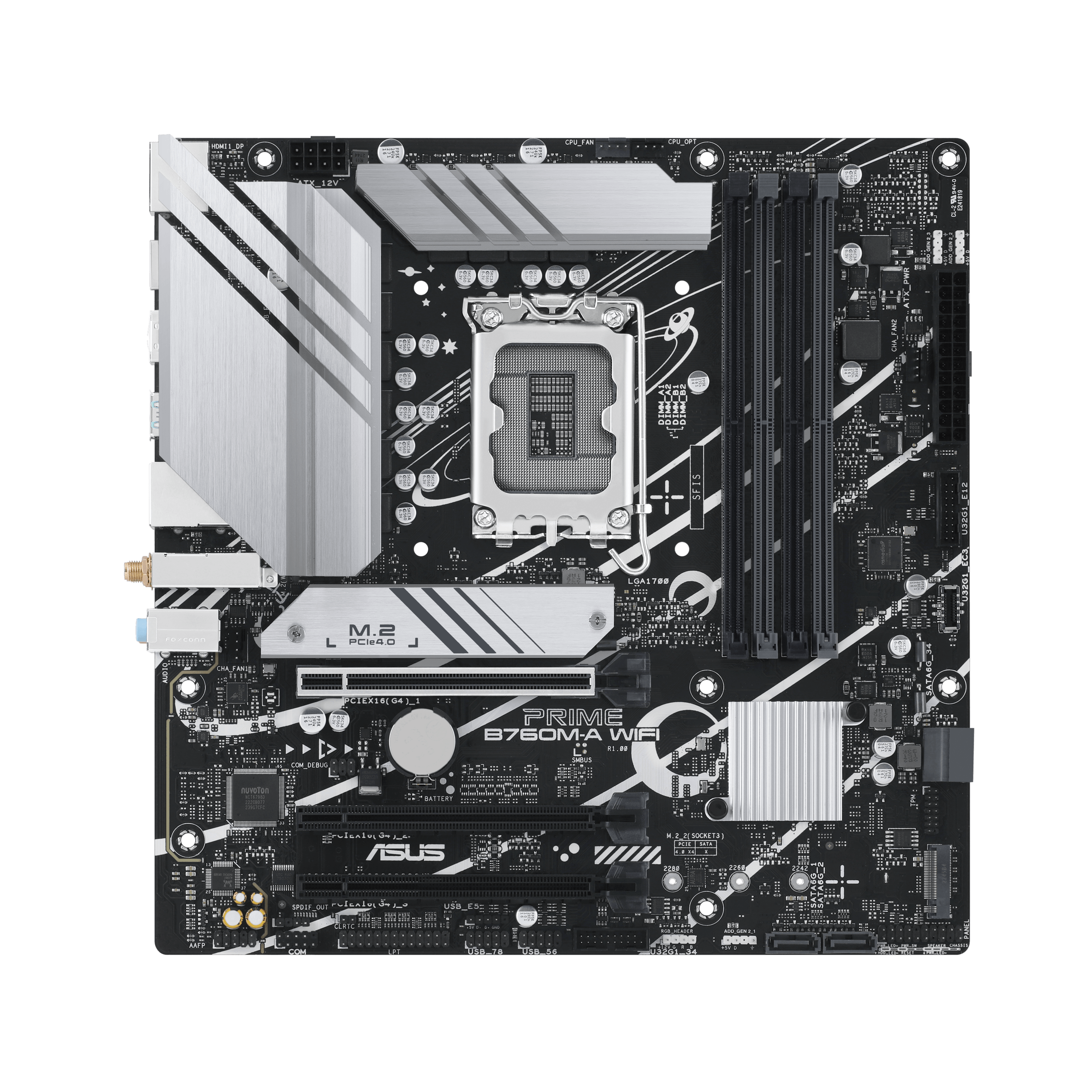 ASUS PRIME B760M-A WIFI mATX Mainboard Sockel 1700 DP/HDMI/USB-A