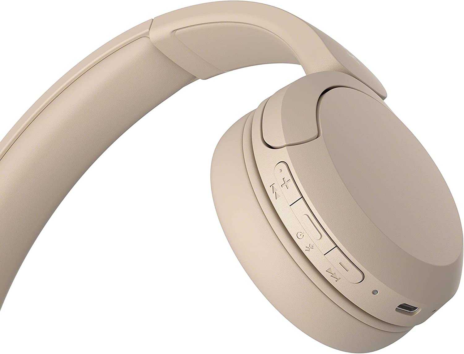 Sony WH-CH520 Beige Over Ear Kopfhörer mit Bluetooth