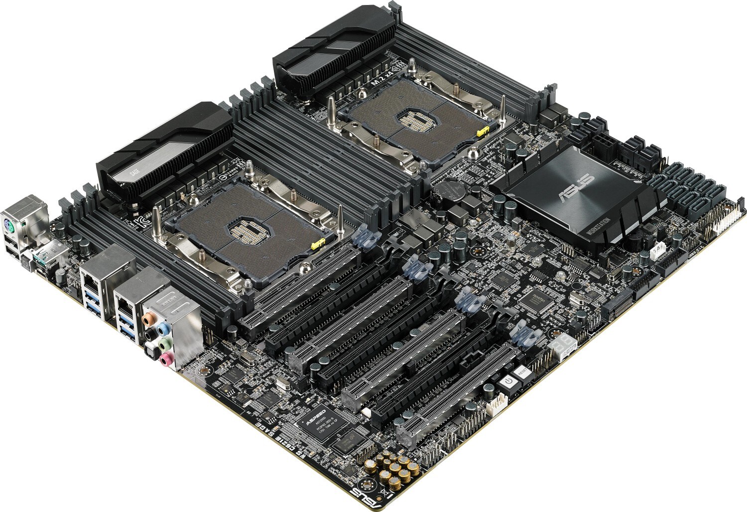 ASUS WS C621E SAGE 2x GL/USB3.1/SATA600/VGA E-ATX Mainboard C621 2x Sockel 3647