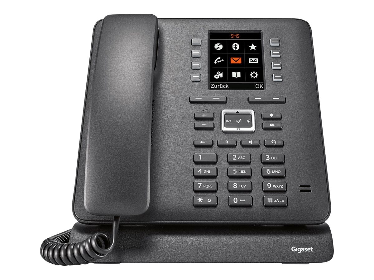 Gigaset T480HX VoiP DECT-Telefon schwarz