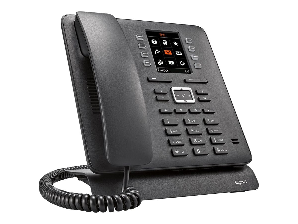 Gigaset T480HX VoiP DECT-Telefon schwarz