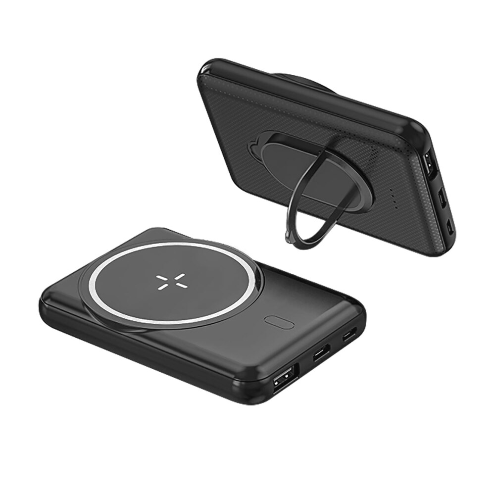 4smarts Wireless Powerbank VoltHub UltiMag Kick für MagSafe 5000mAh schwarz