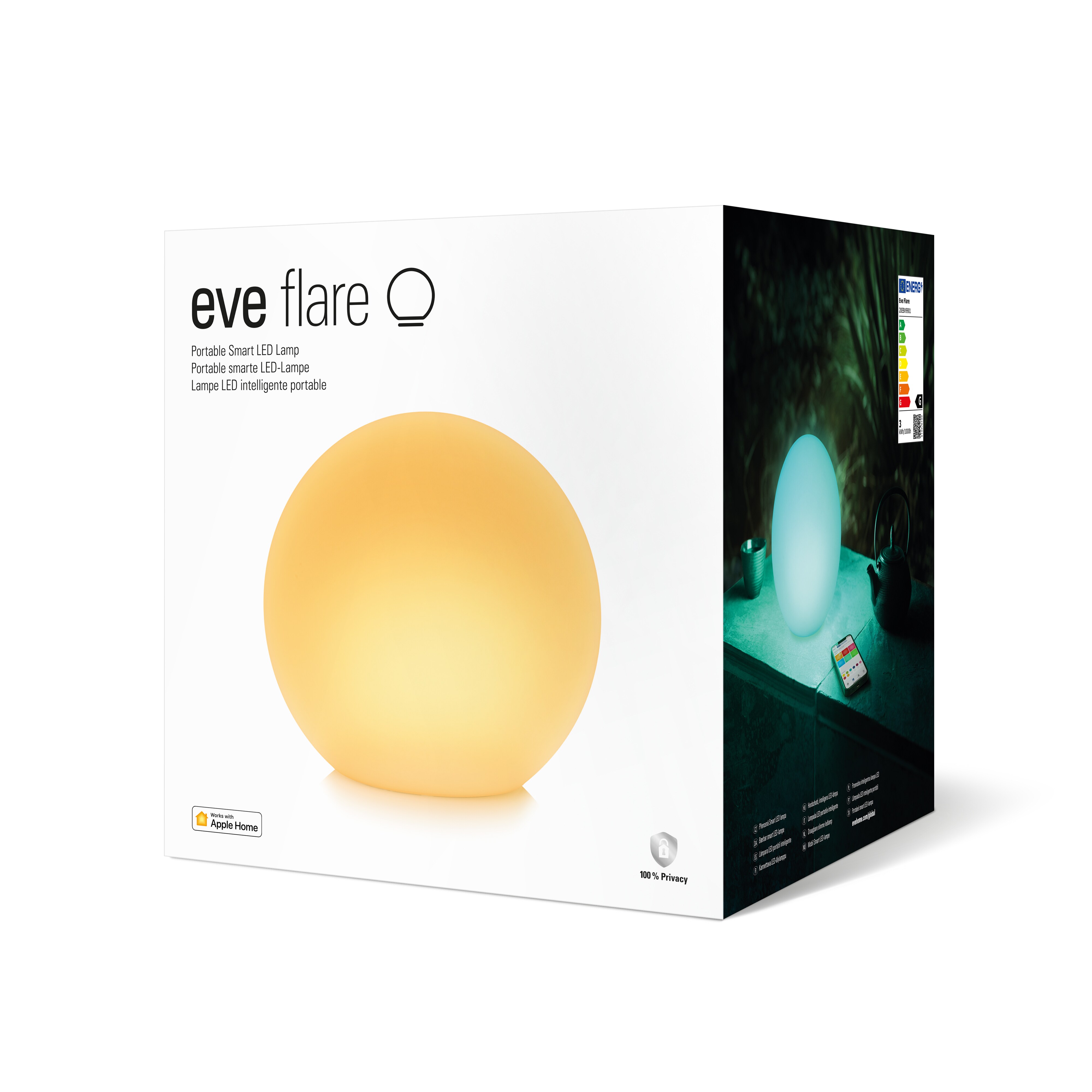 Eve Flare - Portable smarte LED-Leuchte mit Apple HomeKit-Technologie