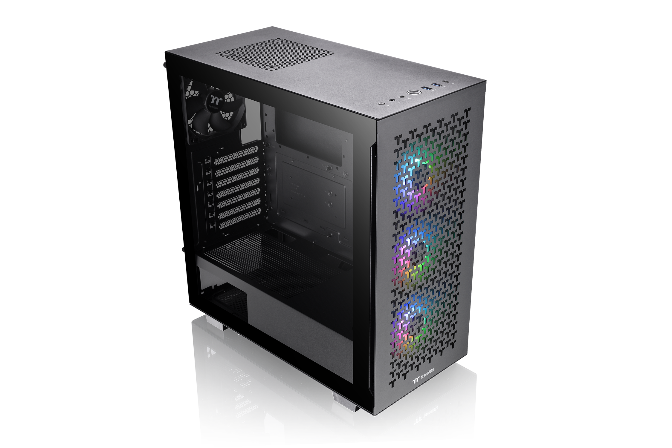 THERMALTAKE V350 TG ARGB Air Mid Tower ATX Gehäuse Sichtfenster schwarz