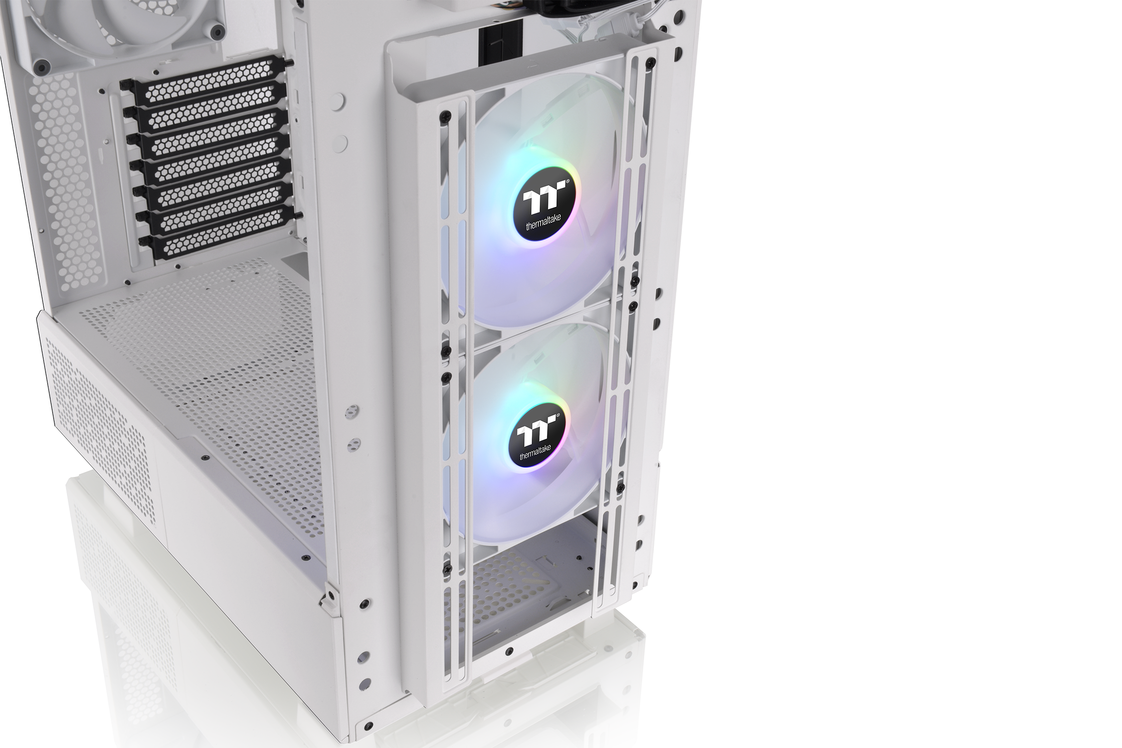 THERMALTAKE Ceres 300 TG ARGB Mid Tower Gehäuse Seitenfenster weiß