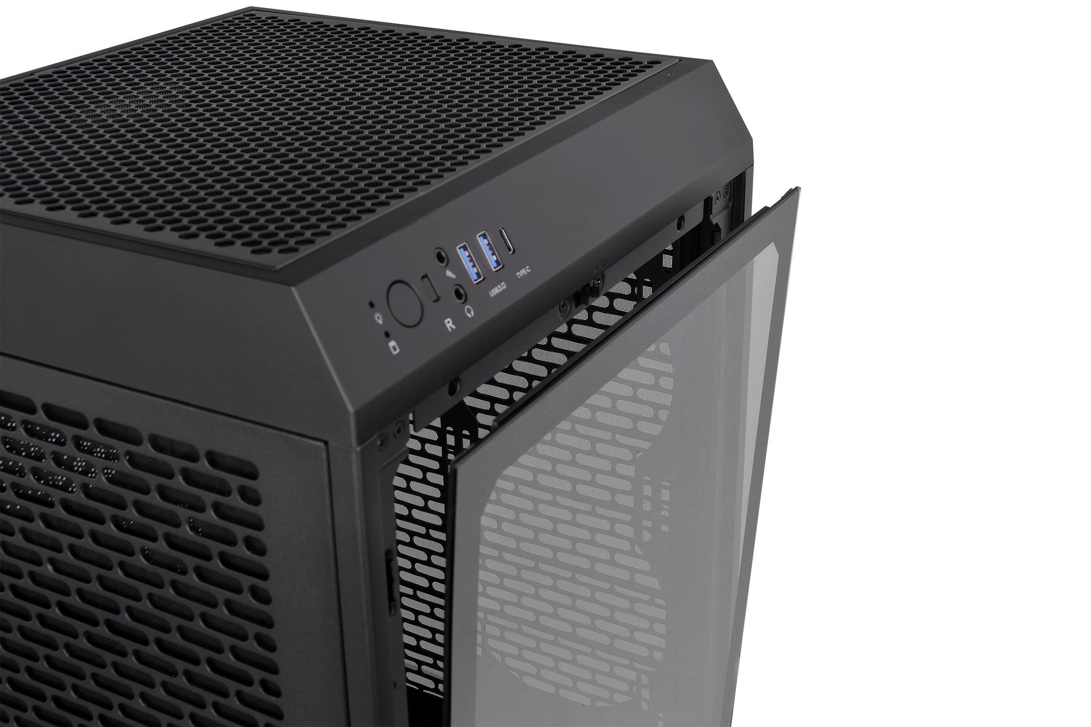 Thermaltake The Tower 200 Mini-Tower Mini-ITX Gehäuse mit Sichtfenster schwarz