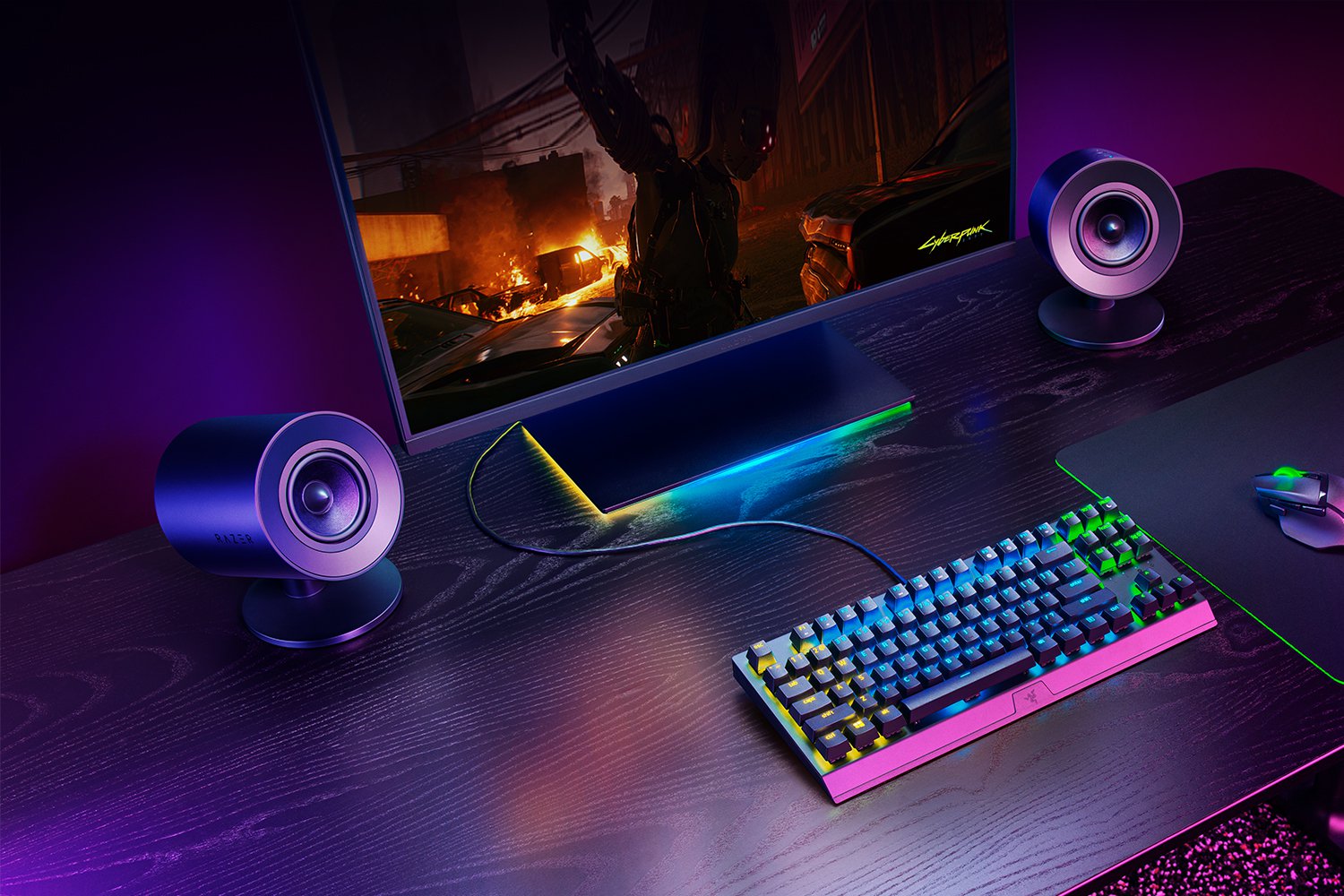 RAZER Nommo V2 X Full-Range-2.0 Gaming-Lautsprecher für PC schwarz