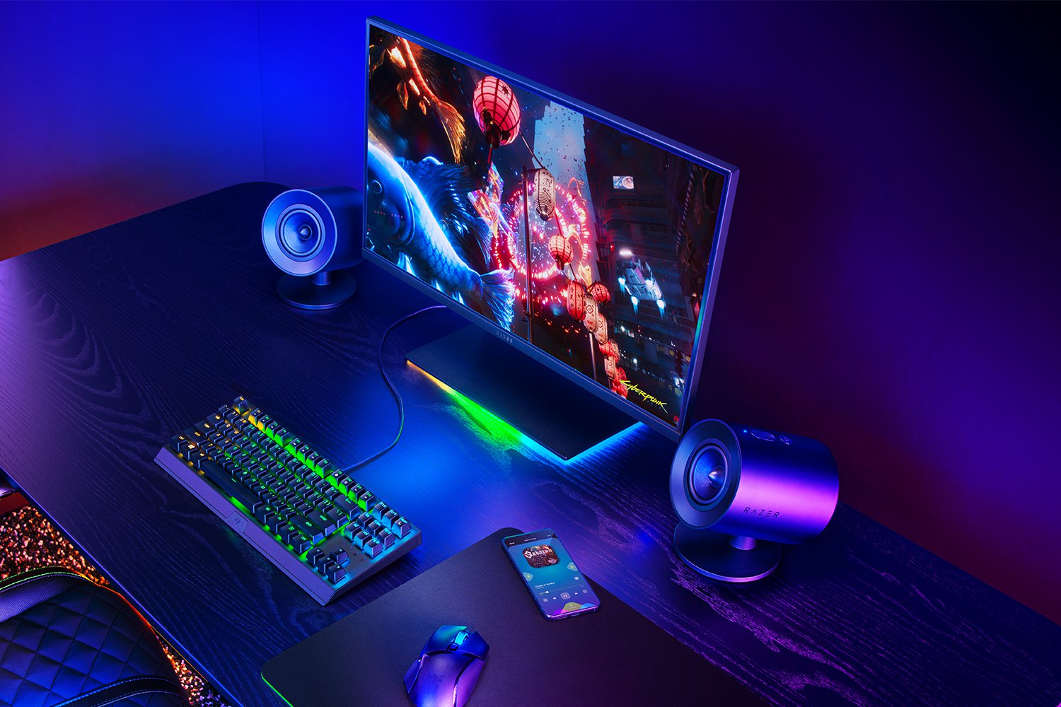 RAZER Nommo V2 X Full-Range-2.0 Gaming-Lautsprecher für PC schwarz