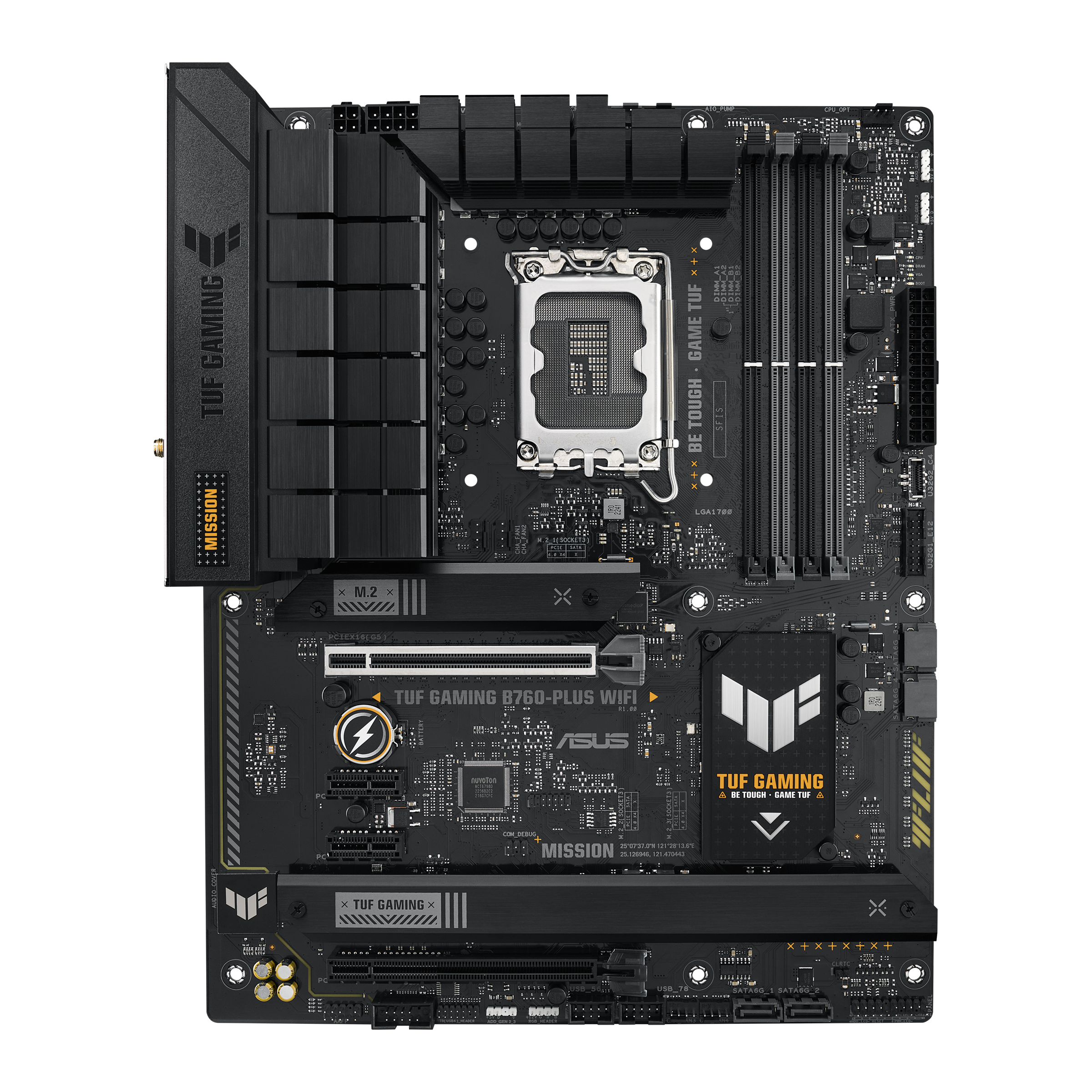 ASUS TUF GAMING B760-PLUS WIFI ATX Mainboard Sockel 1700 DP/HDMI/USB-C