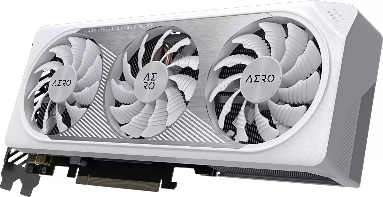 GIGABYTE GeForce RTX 4060Ti AERO OC 8GB GDDR6 Grafikkarte 1xHDMI 3xDP