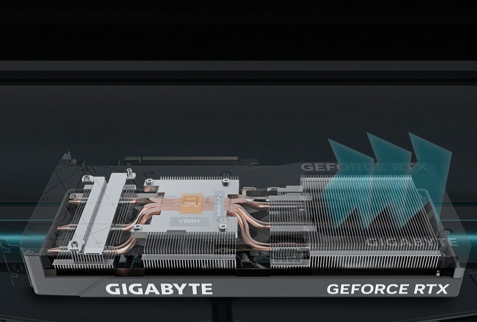 GIGABYTE GeForce RTX 4060Ti EAGE OC 8GB GDDR6X Grafikkarte 2xHDMI 2xDP