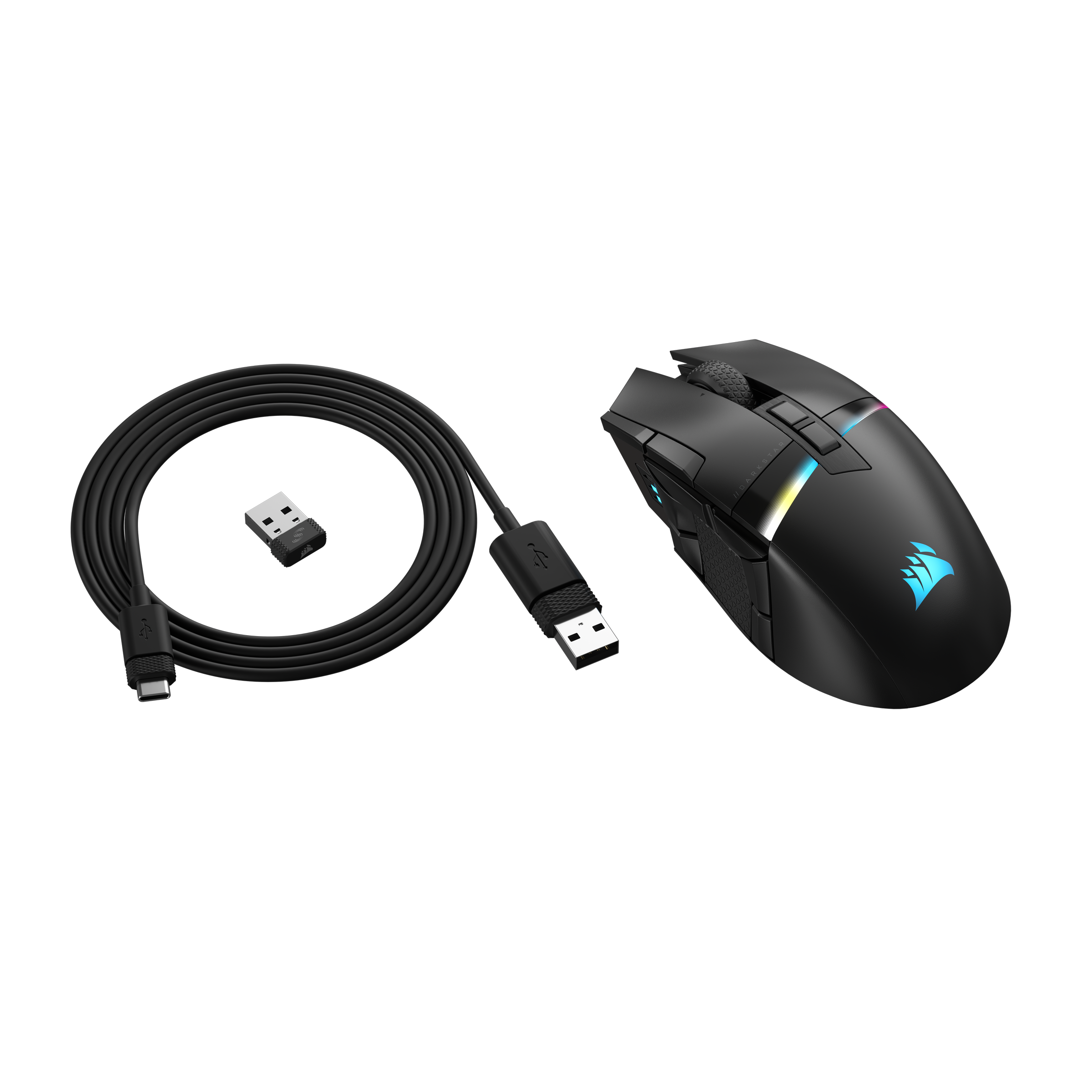 CORSAIR DARKSTAR Wireless MMO/MOBA Gaming-Maus