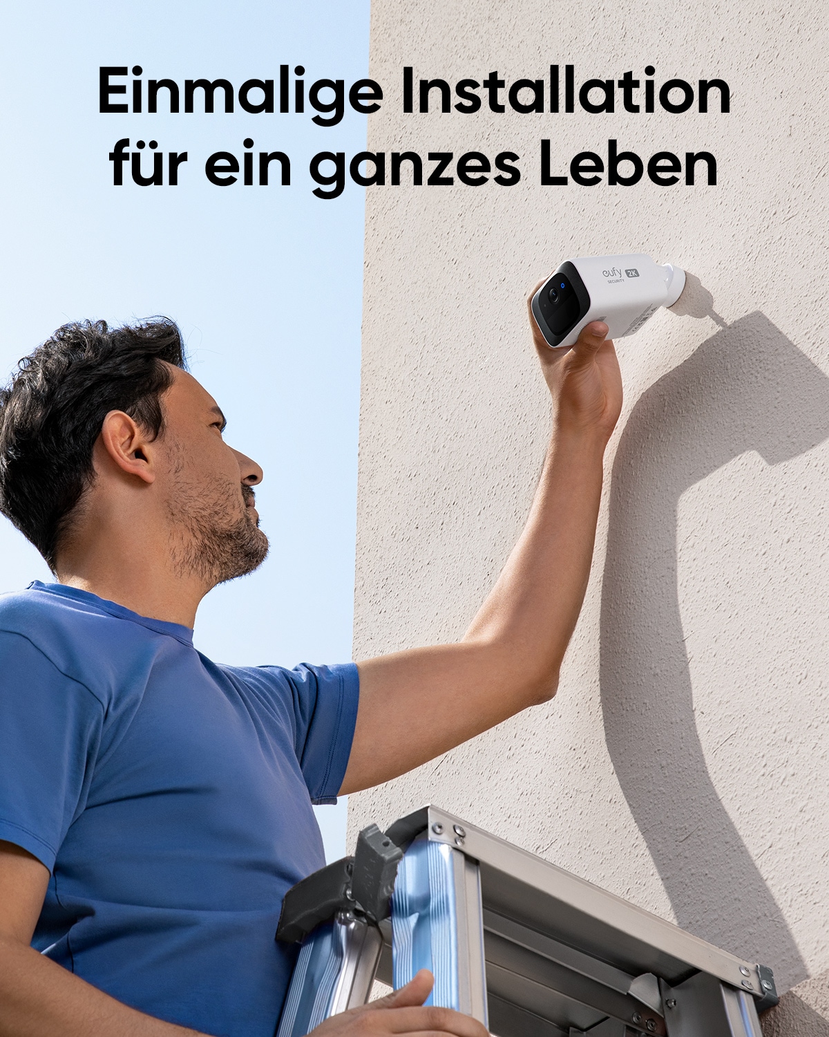 eufy Security SoloCam S220 solarbetriebene Outdoor-Sicherheitskamera, 2er Pack