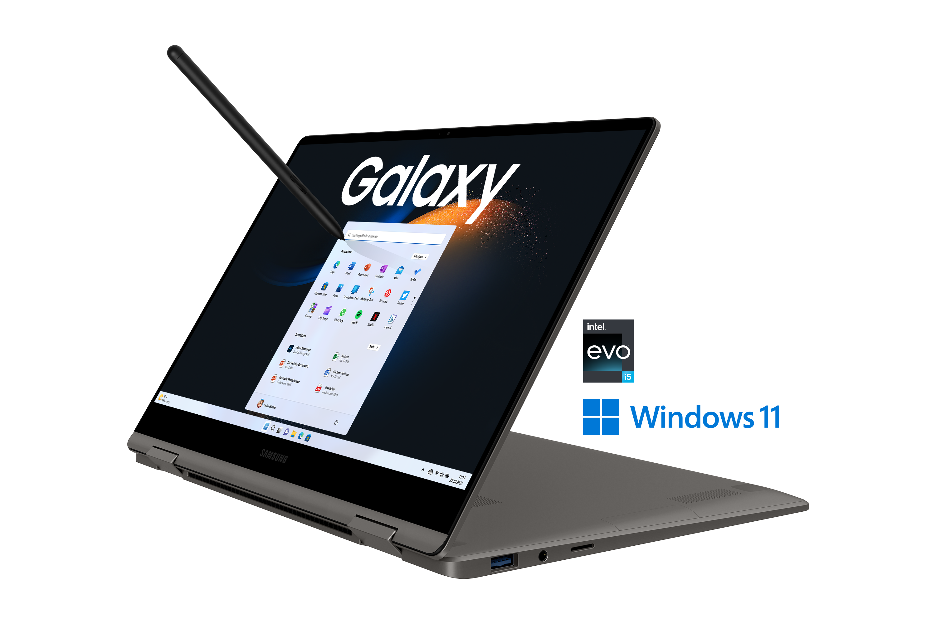 SAMSUNG Galaxy Book3 360 NP730QFG-KA4DE i5-1340P 8GB/512GB SSD 13" FHD W11 Evo