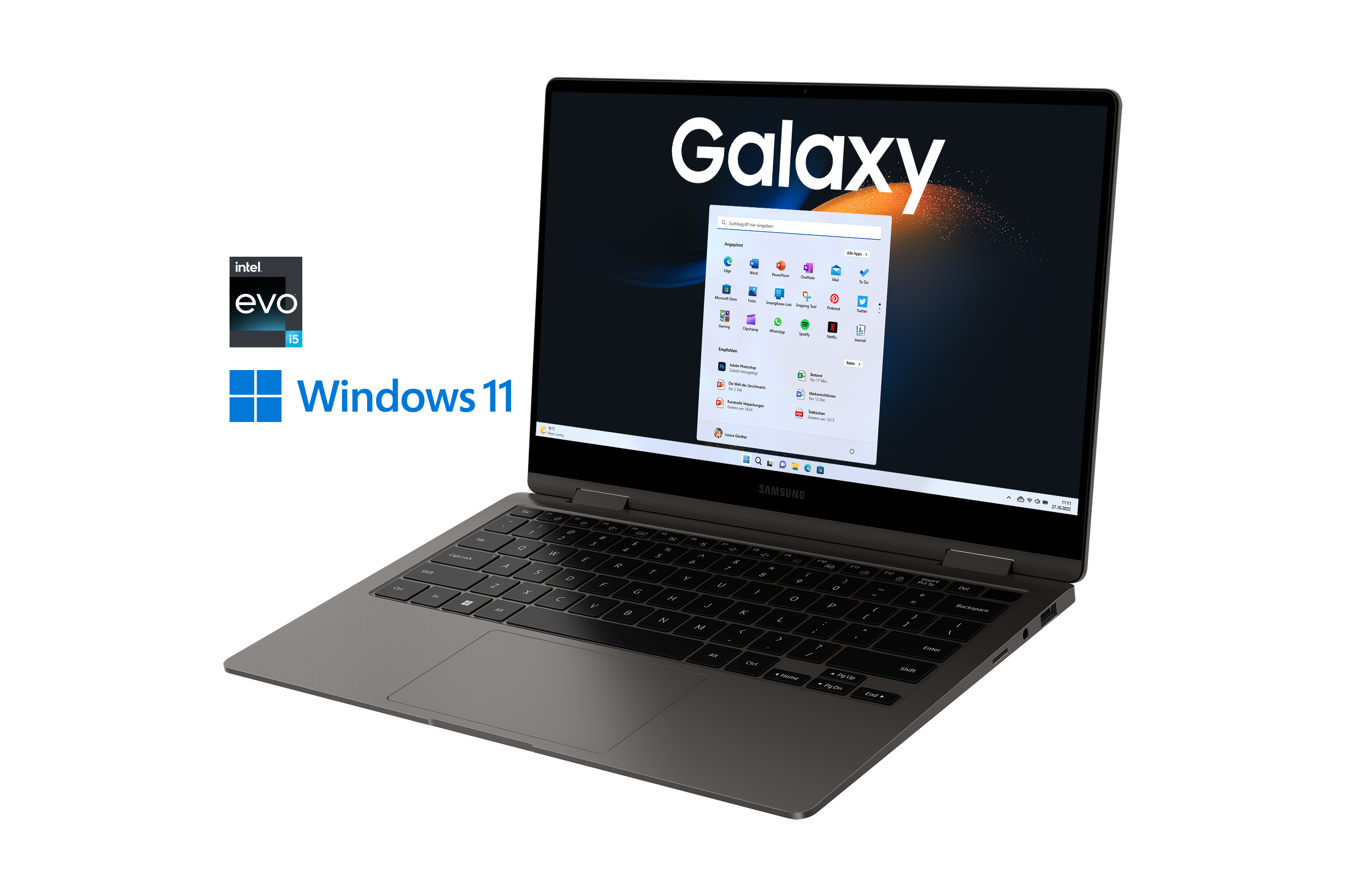 SAMSUNG Galaxy Book3 360 NP730QFG-KA4DE i5-1340P 8GB/512GB SSD 13" FHD W11 Evo