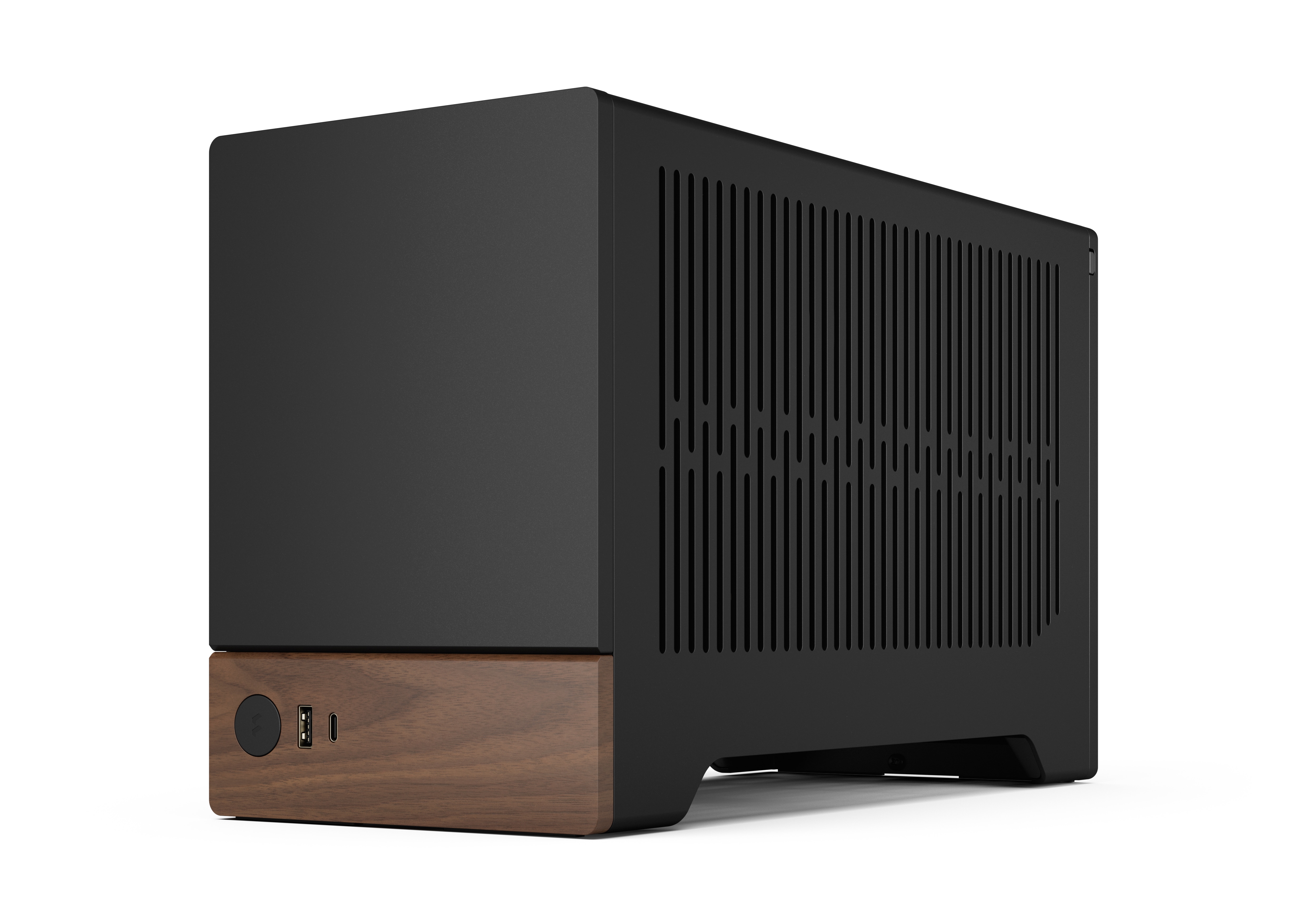 Fractal Design Terra Graphite Mini Gaming Gehäuse mITX Schwarz