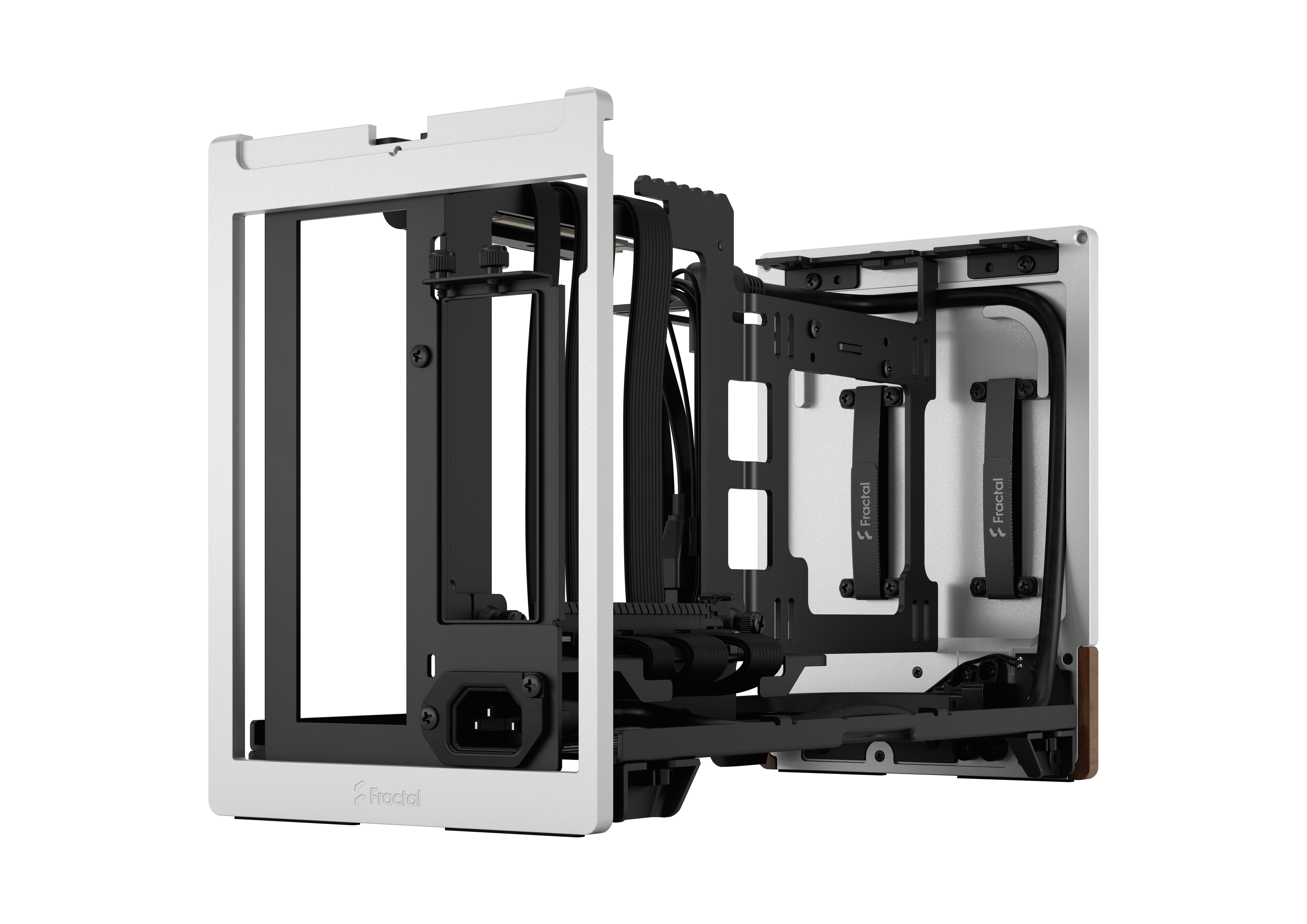 Fractal Design Terra Silver Mini Gaming Gehäuse mITX Silber