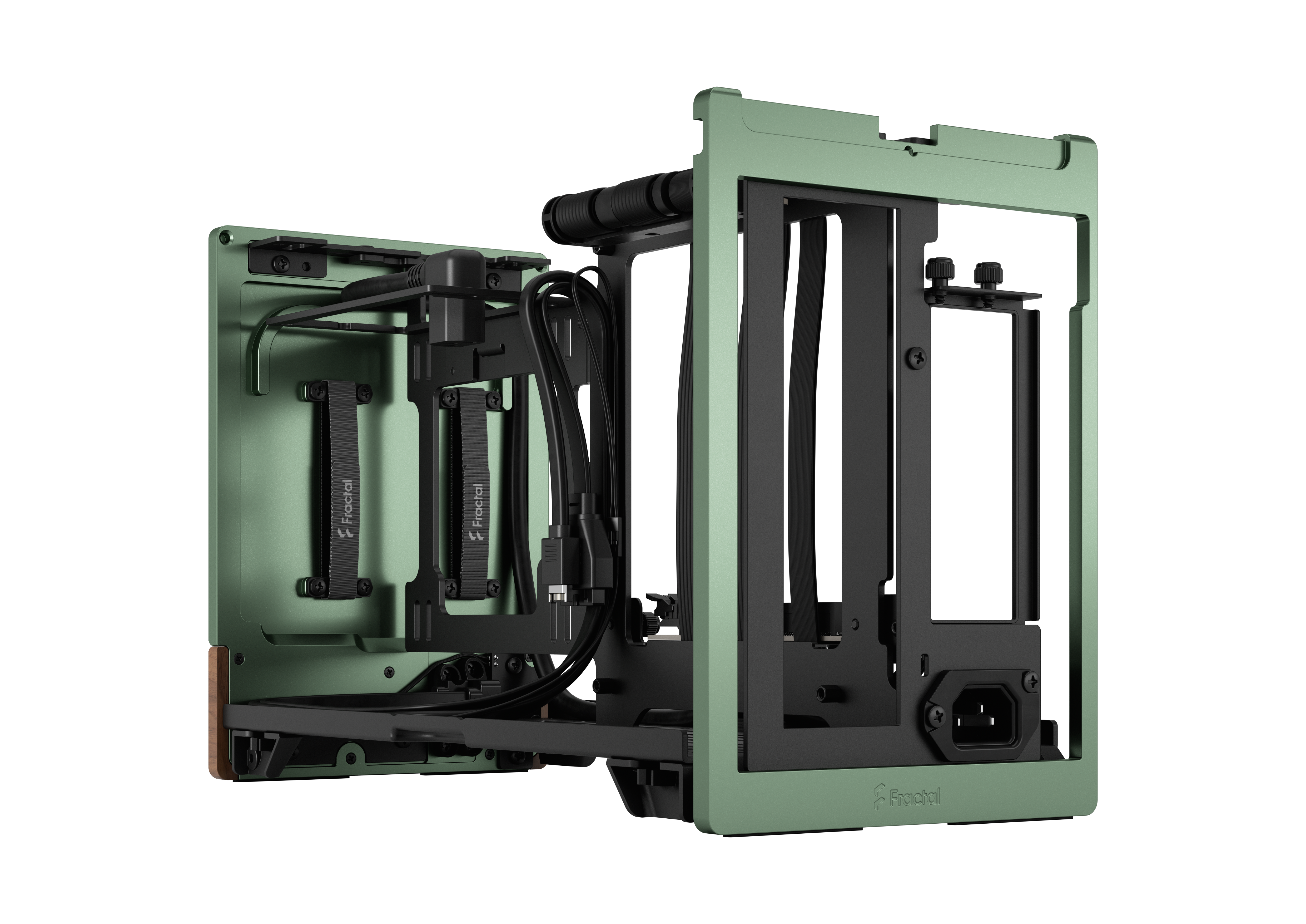 Fractal Design Terra Jade Mini Gaming Gehäuse mITX Grün