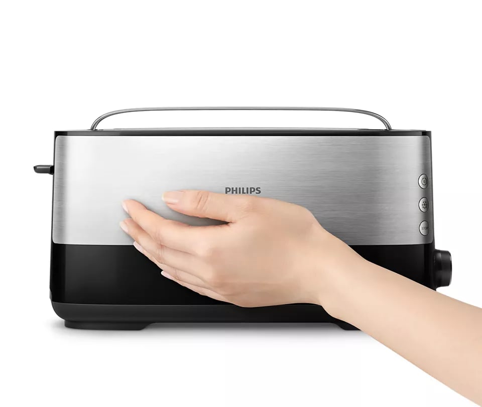 Philips HD2692/90 Viva Collection Toaster – lange Toastkammer, Metall