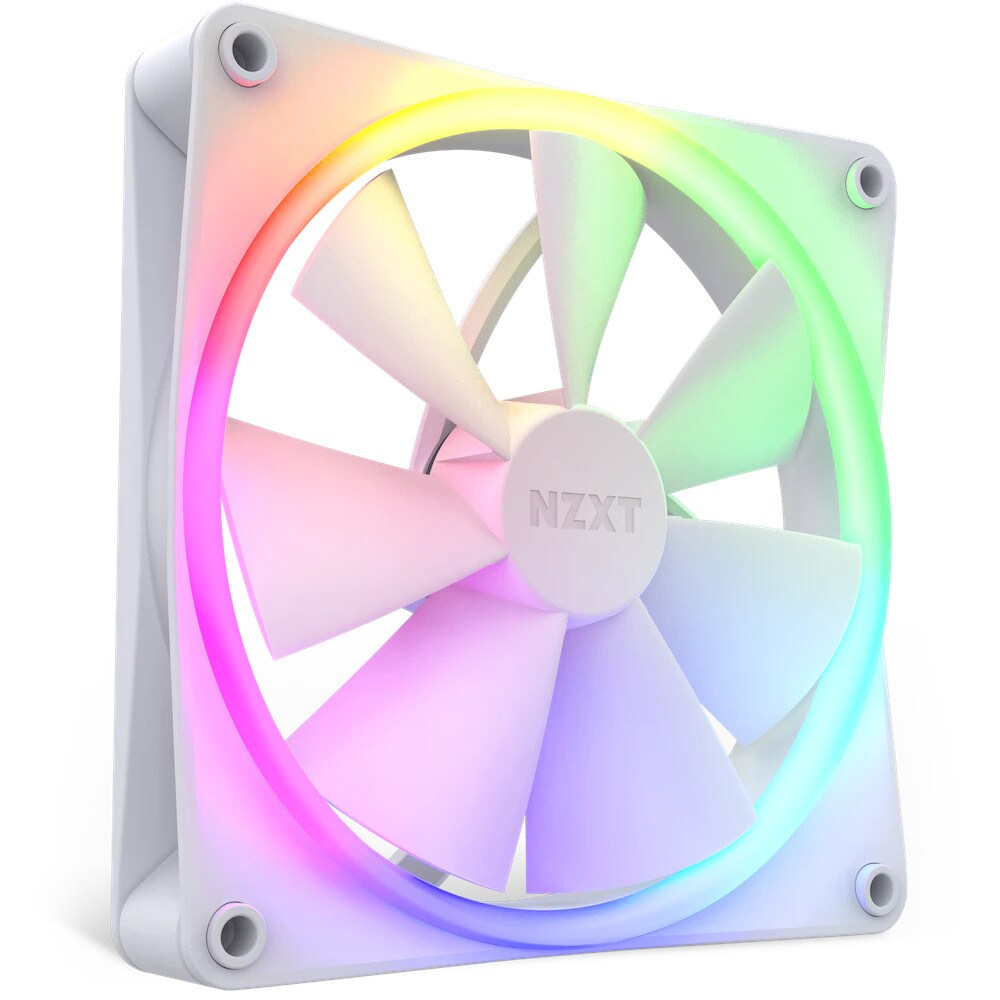 NZXT F140 RGB Gehäuselüfter 140mm Weiß