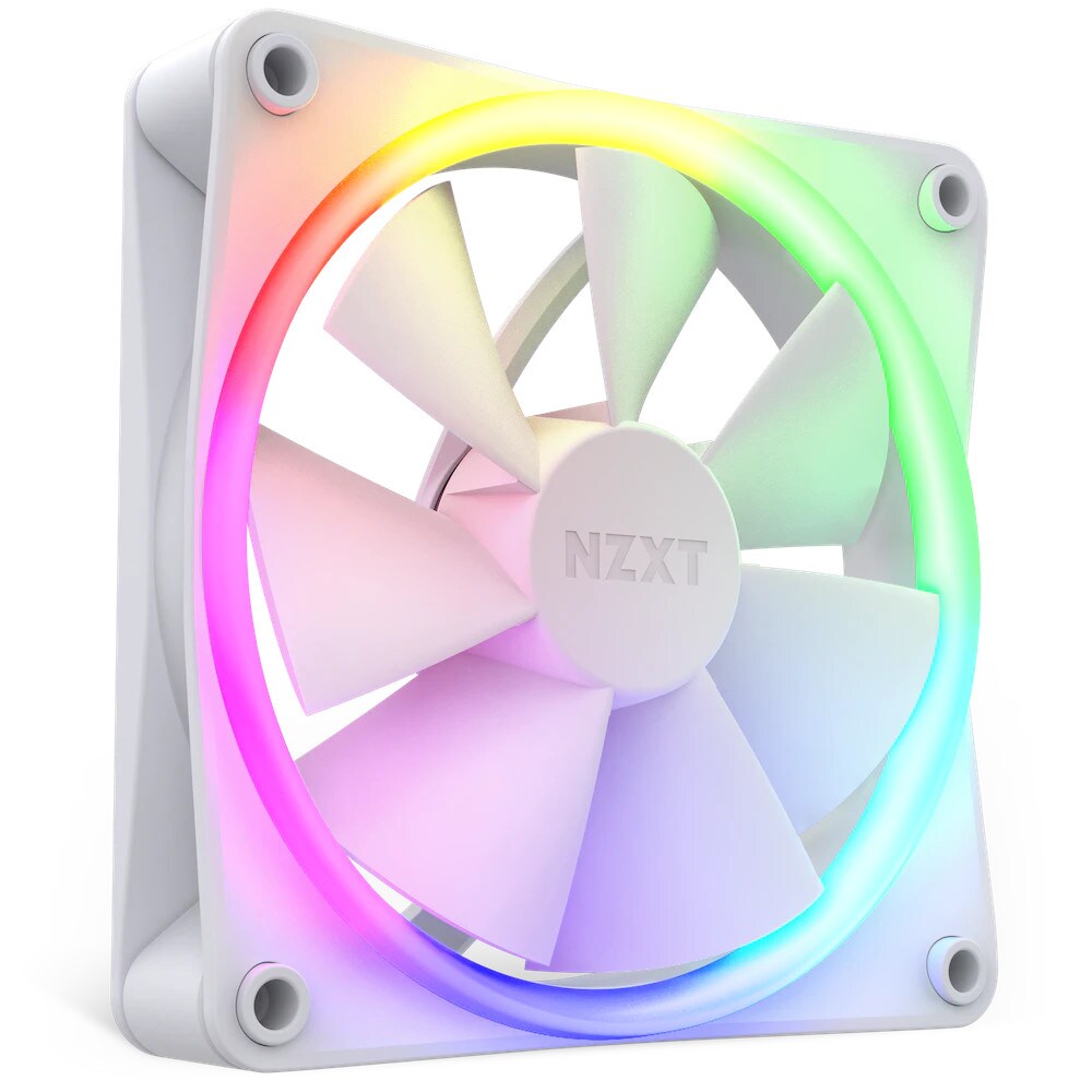 NZXT F120 RGB Gehäuselüfter 120mm Weiß