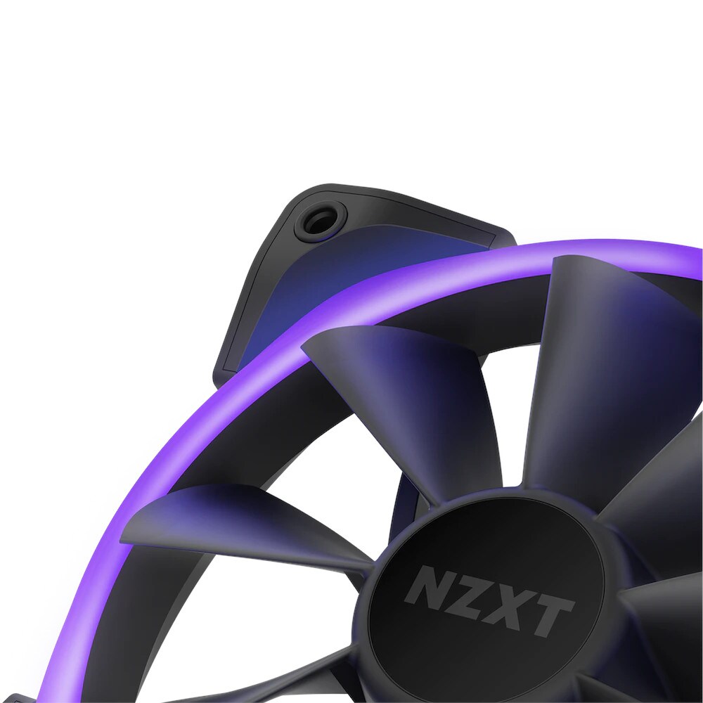 NZXT Aer RGB Gehäuselüfter 140mm Schwarz 2er Pack