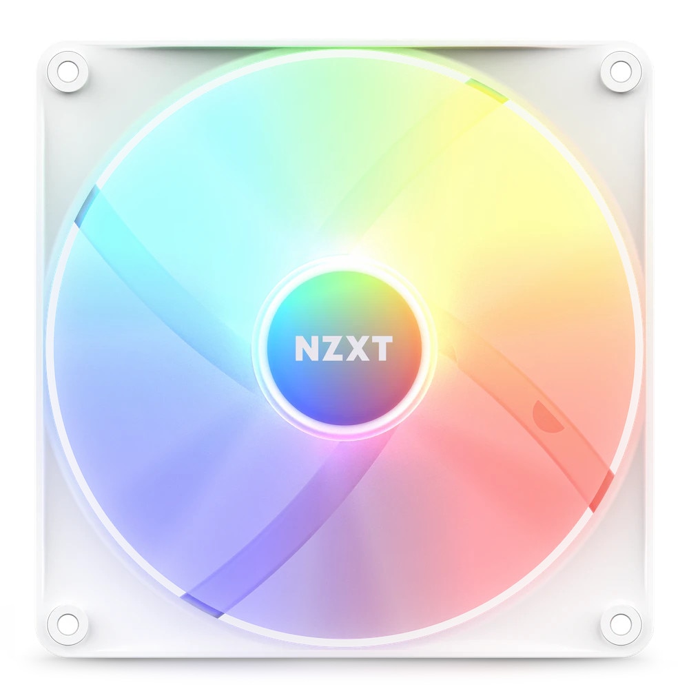 NZXT F140 RGB Core Gehäuselüfter 140mm Weiß