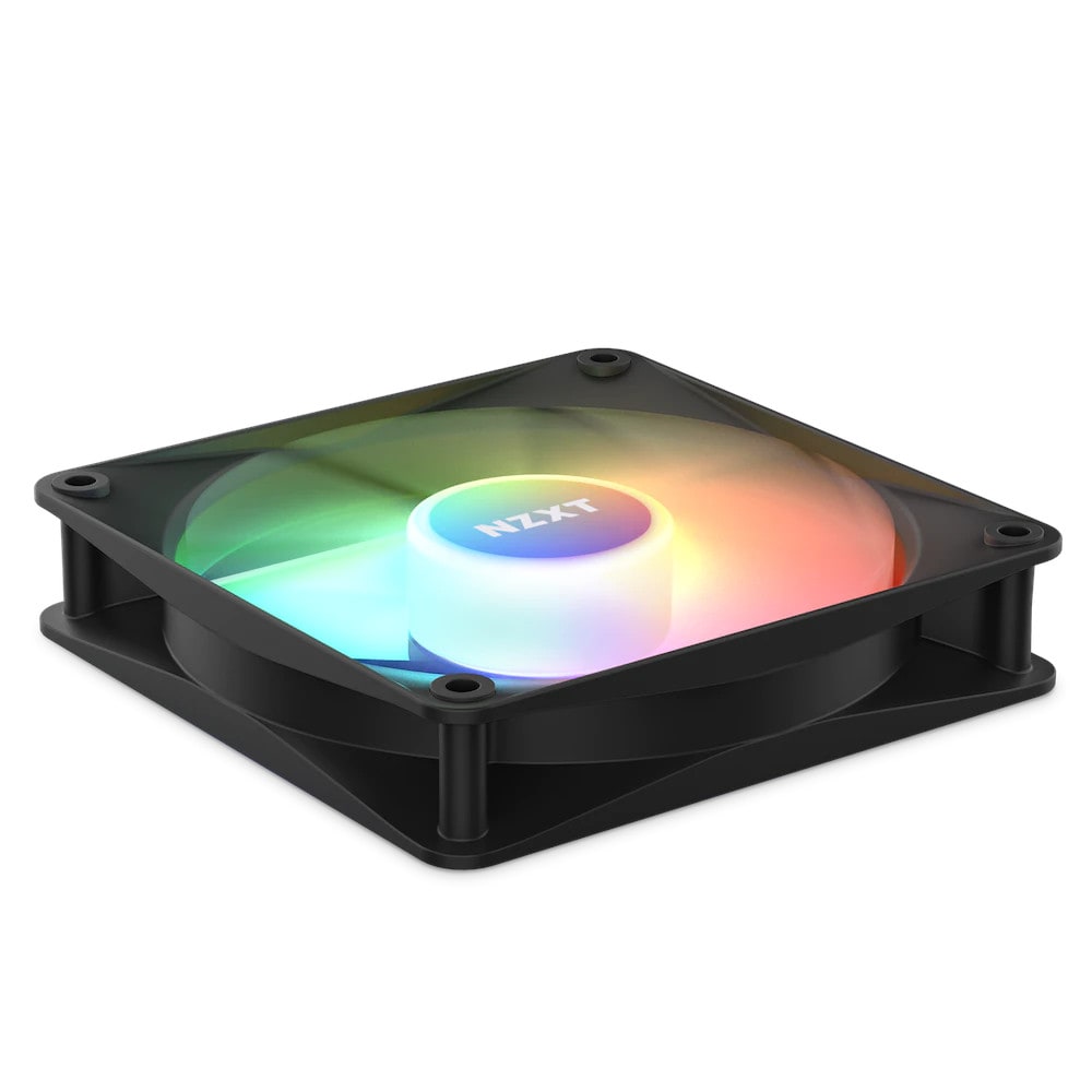 NZXT F140 RGB Core Gehäuselüfter 140mm Schwarz 2er Pack