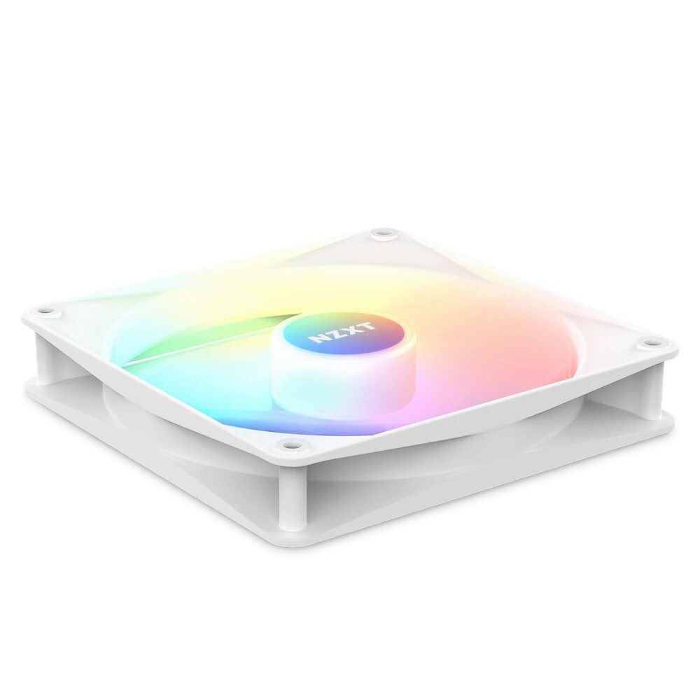 NZXT F140 RGB Core Gehäuselüfter 140mm Weiß 2er Pack