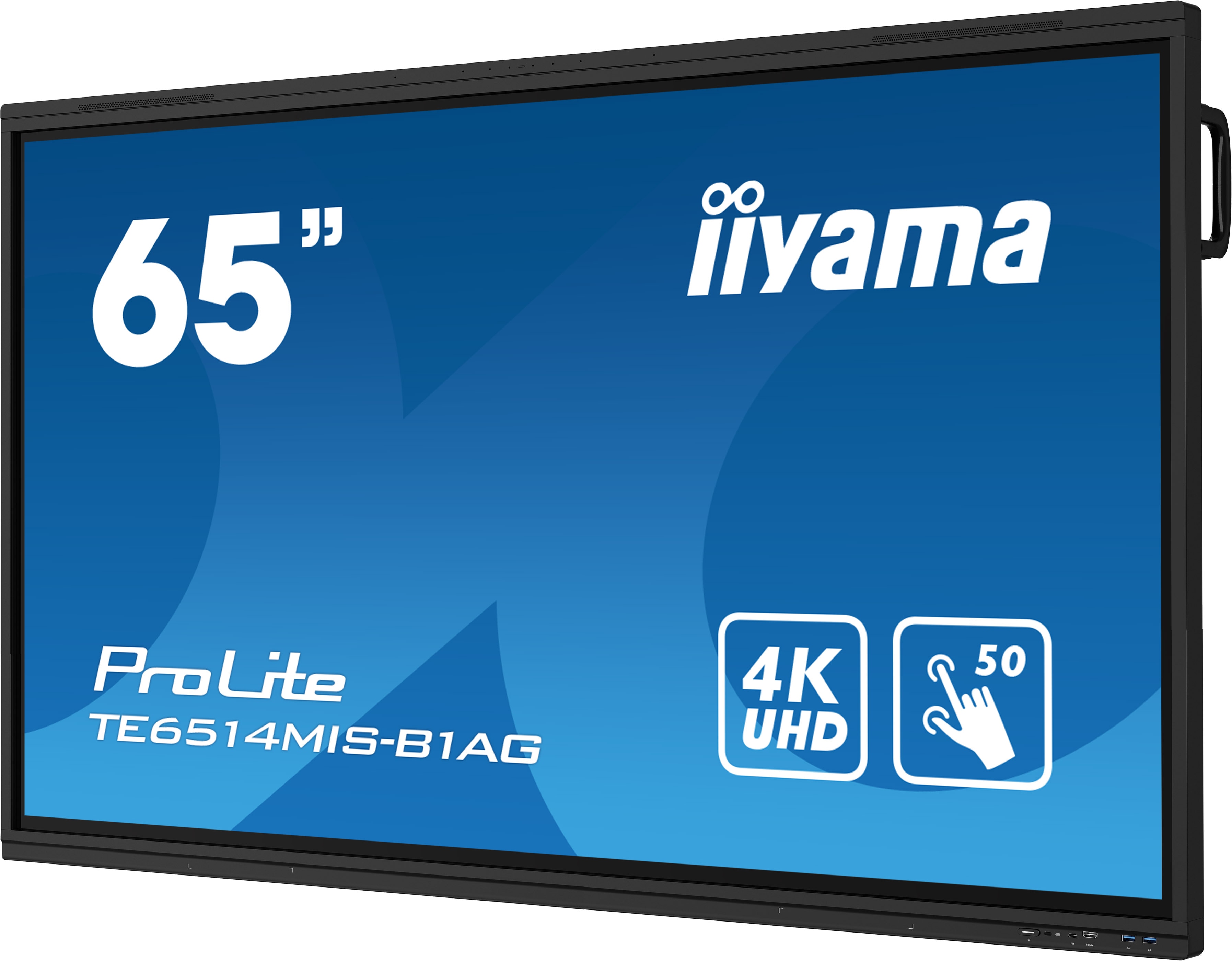 iiyama ProLite TE6514MIS-B1AG 163,9cm (65") 4K UHD Touch Monitor HDMI/DP/USB-C