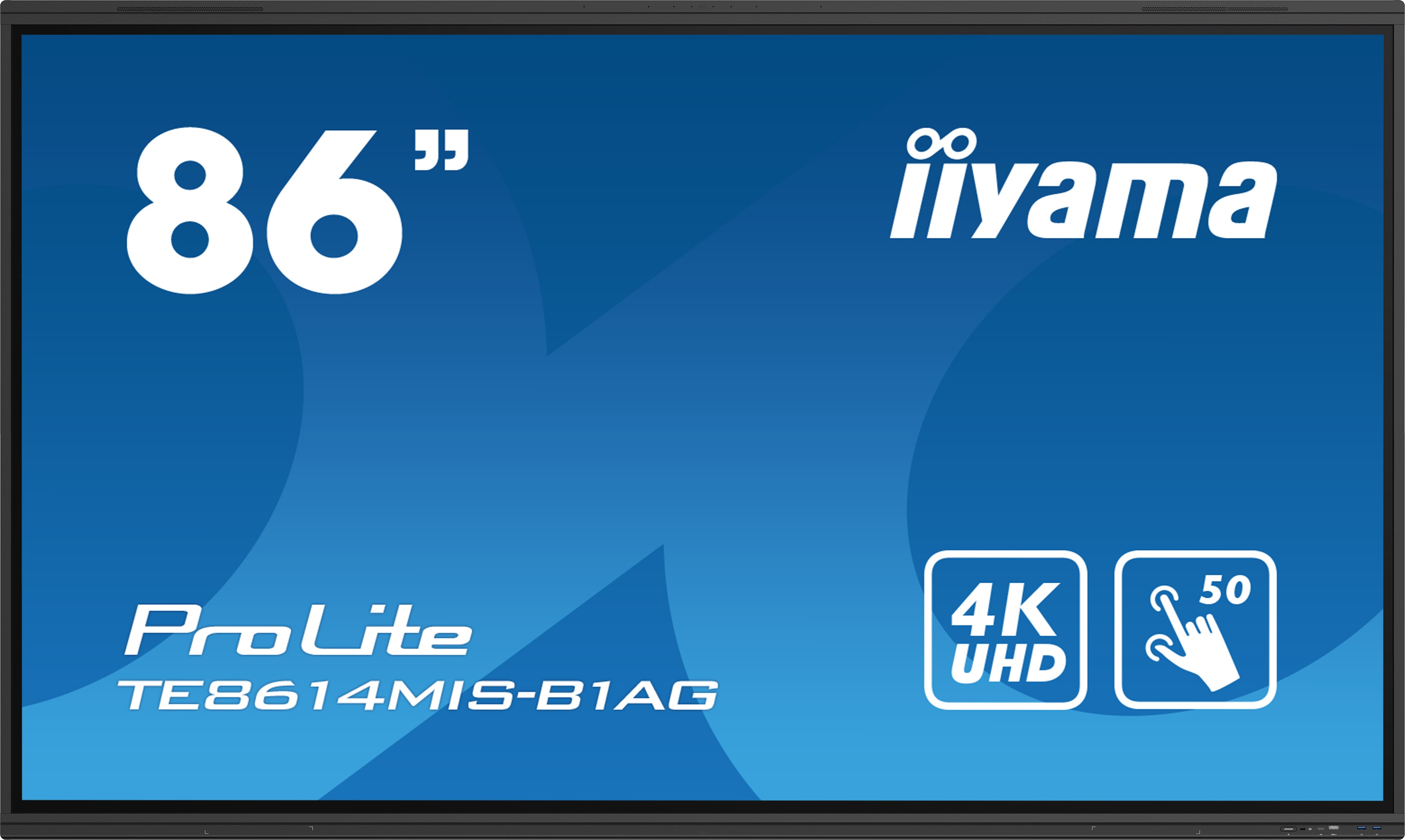 iiyama ProLite TE8614MIS-B1AG 217,4cm (86") 4K UHD Touch Monitor HDMI/DP/USB-C