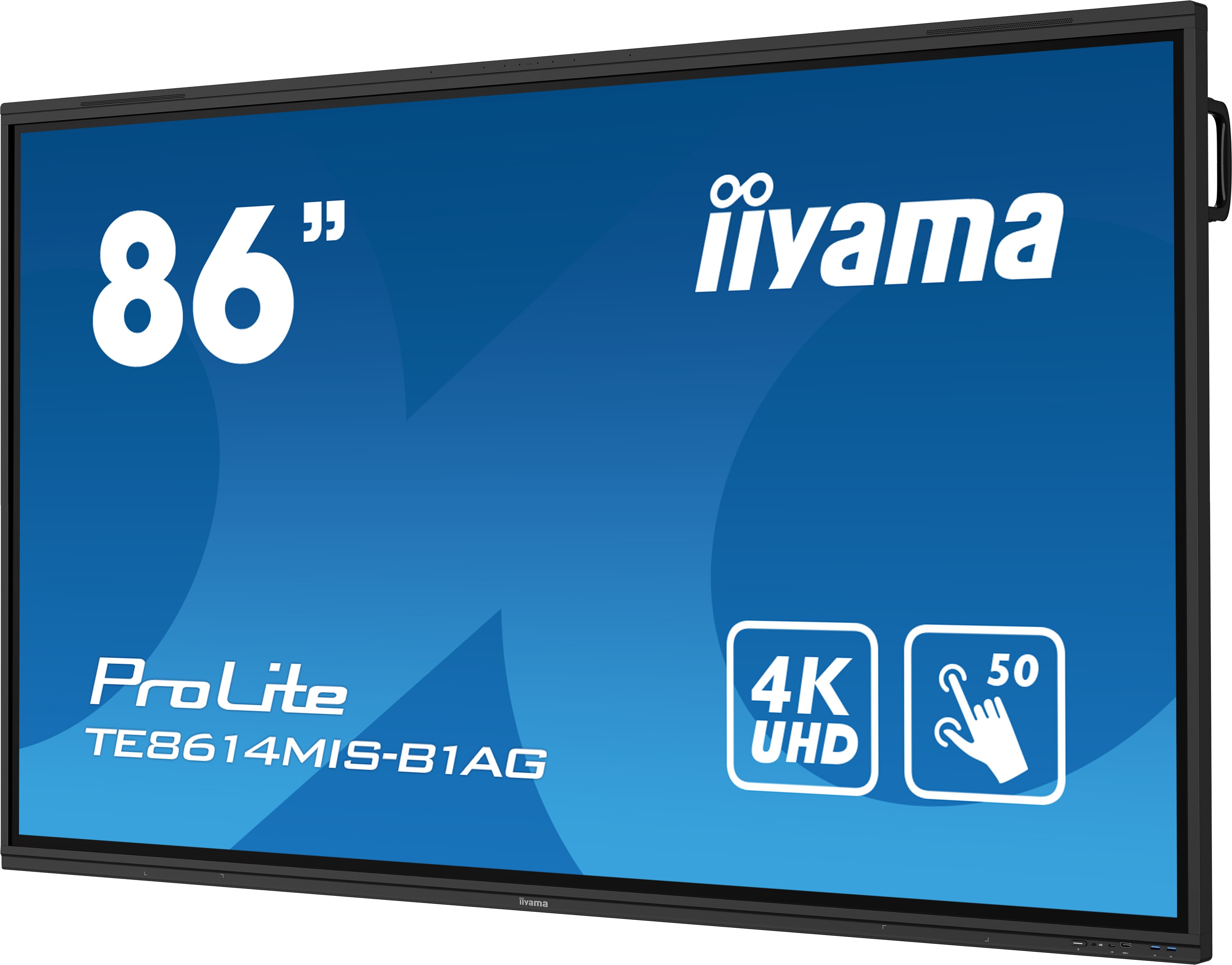 iiyama ProLite TE8614MIS-B1AG 217,4cm (86") 4K UHD Touch Monitor HDMI/DP/USB-C