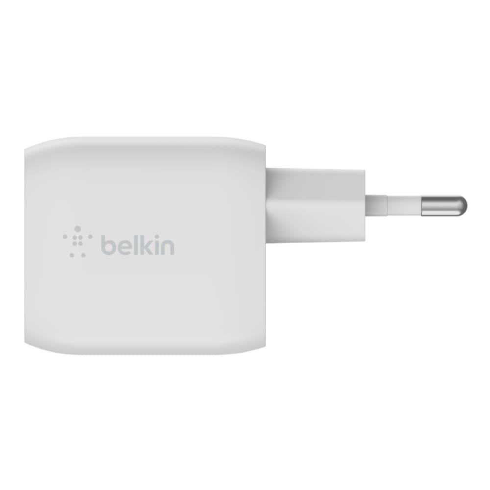 Belkin 45 W Dual USB-C Ladegerät, Power Deliver, PPS, weiß, universal