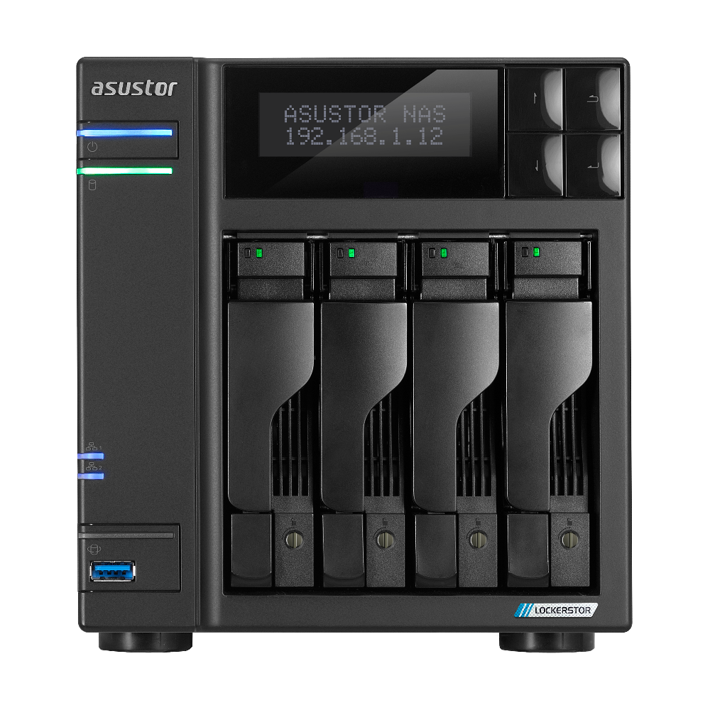 ASUSTOR AS6704T Gen2 Lockerstor 4 NAS System 4-bay