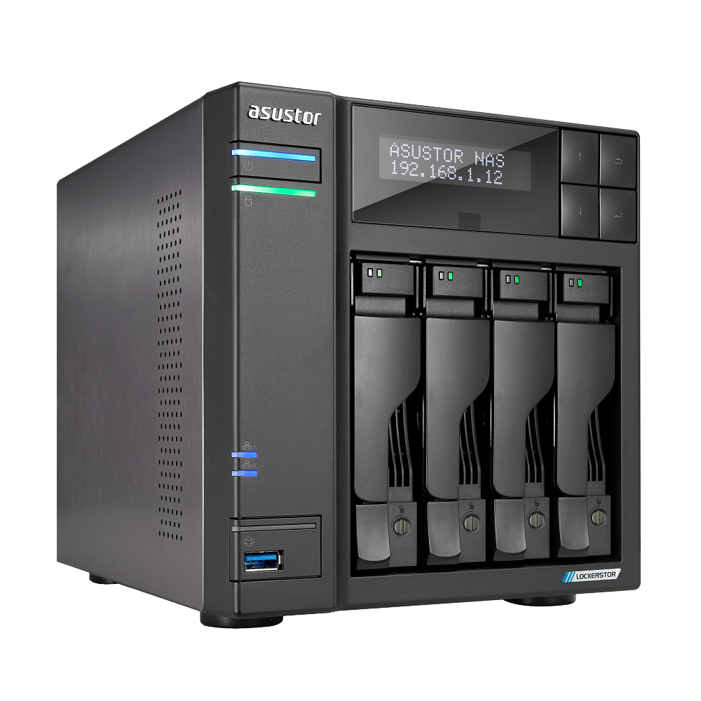 ASUSTOR AS6704T Gen2 Lockerstor 4 NAS System 4-bay