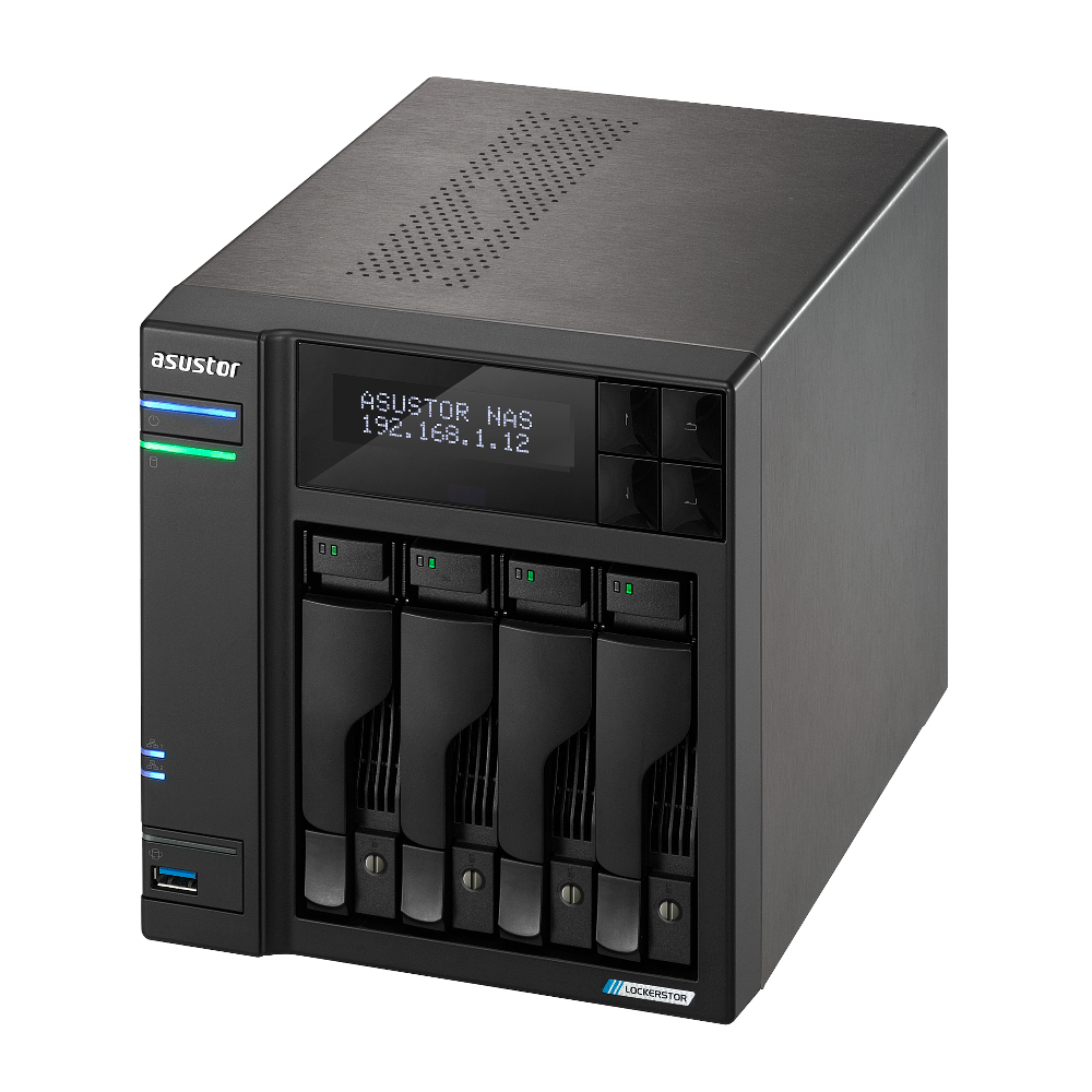 ASUSTOR AS6704T Gen2 Lockerstor 4 NAS System 4-bay