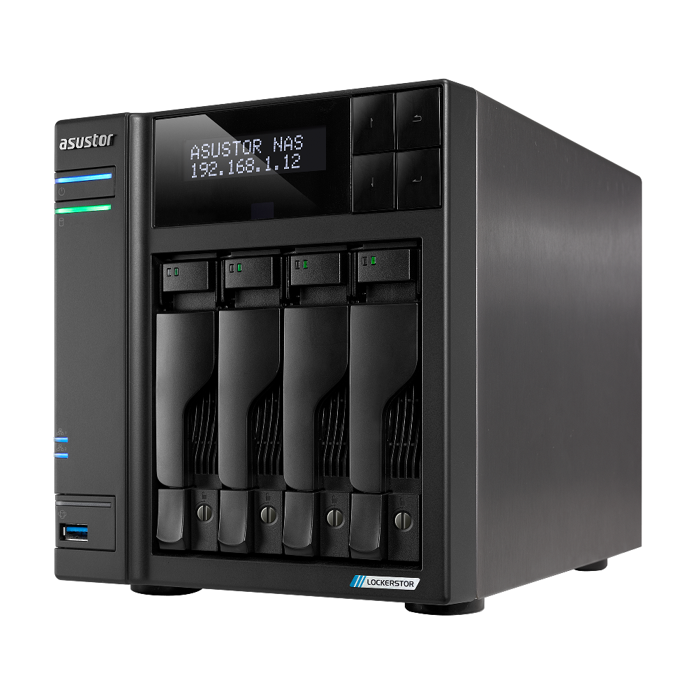 ASUSTOR AS6704T Gen2 Lockerstor 4 NAS System 4-bay